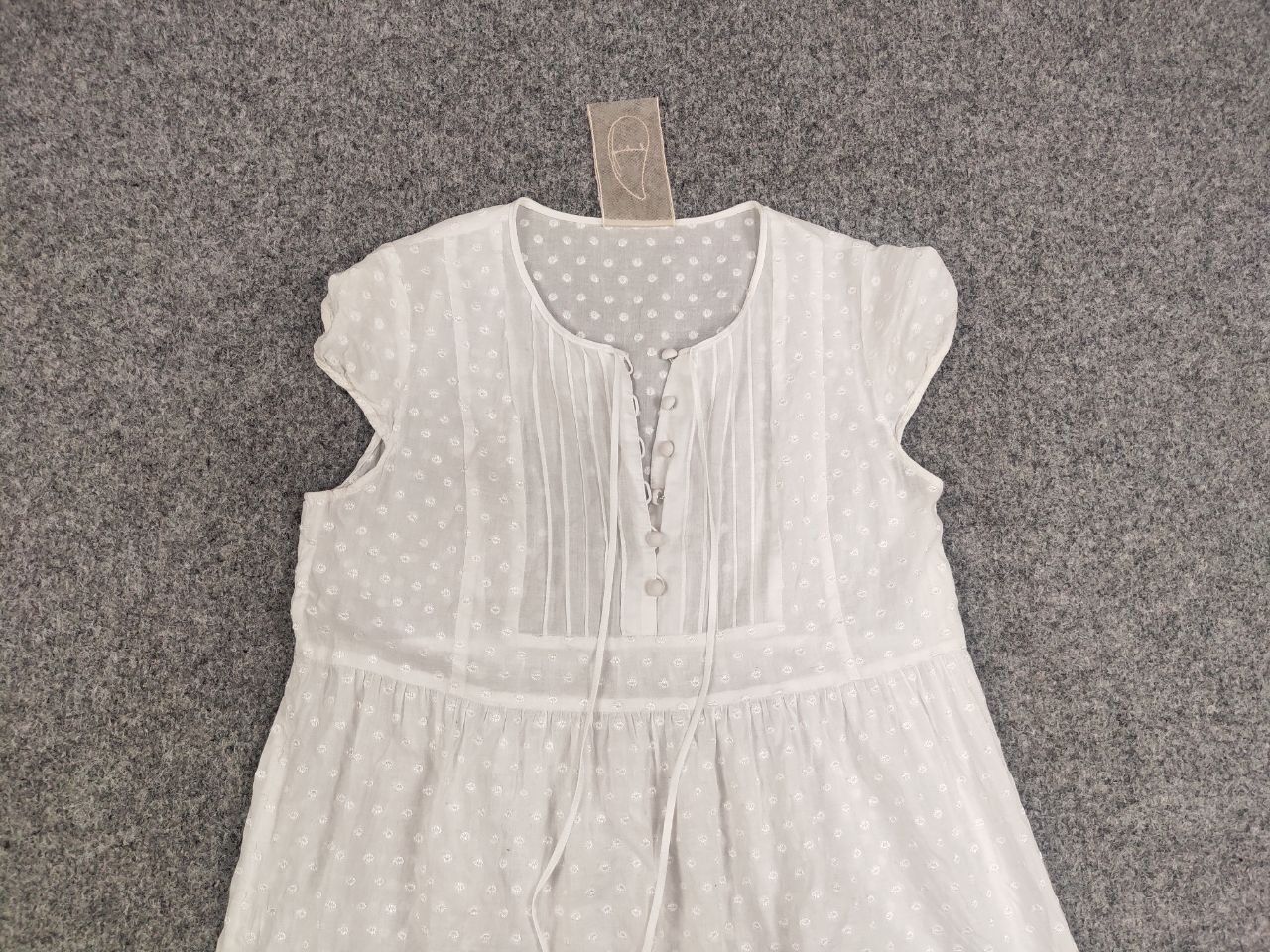Japanese Brand Yangany Japan Made Design Light white Dress Size XS / US 0-2 / IT 36-38 - 11 Thumbnail