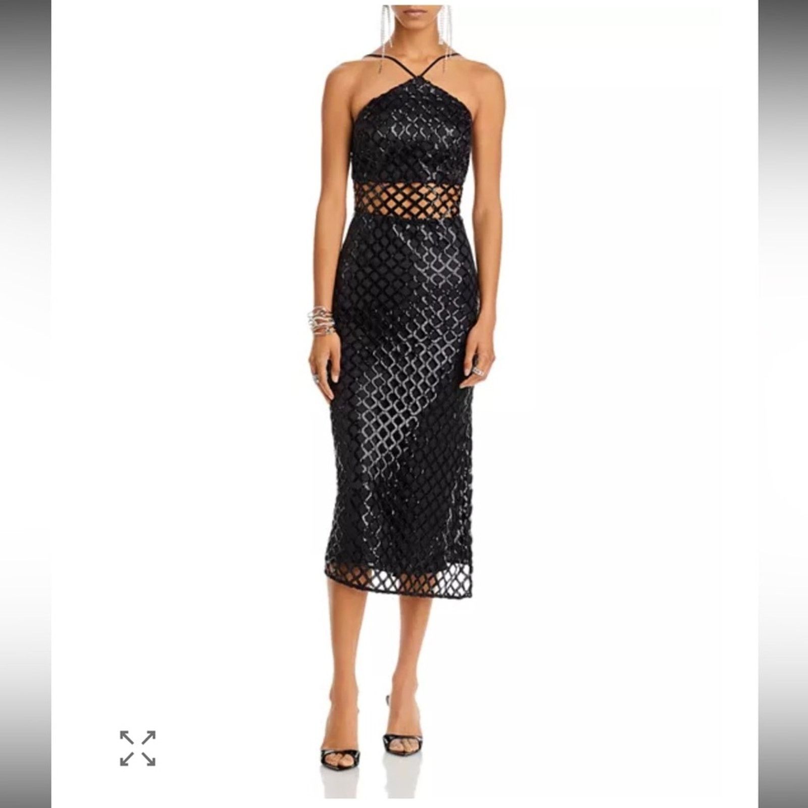 Ramy Brook Ramy Brook $695 Leo Latticework Midi Dress Size 4 Size S / US 4 / IT 40 - 5 Thumbnail