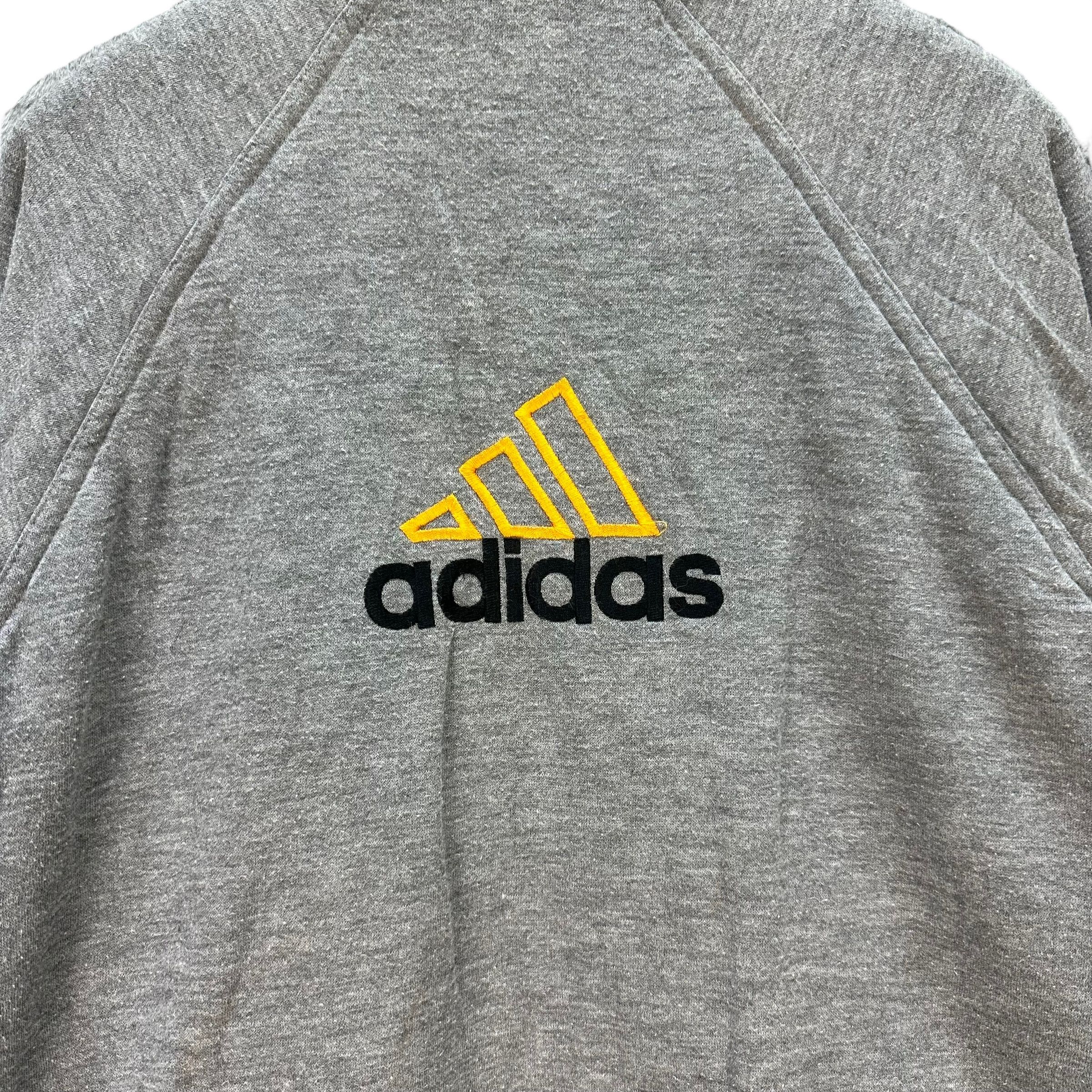 Adidas ADIDAS EMBROIDERY BIG LOGO REVERSIBLE HOODIE JACKET 8607-017 Size US XL / EU 56 / 4 - 15 Thumbnail