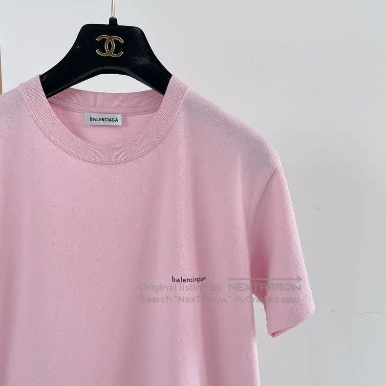 Balenciaga Balenciaga Pink Logo T-shirt S size Size US S / EU 44-46 / 1 - 3 Thumbnail