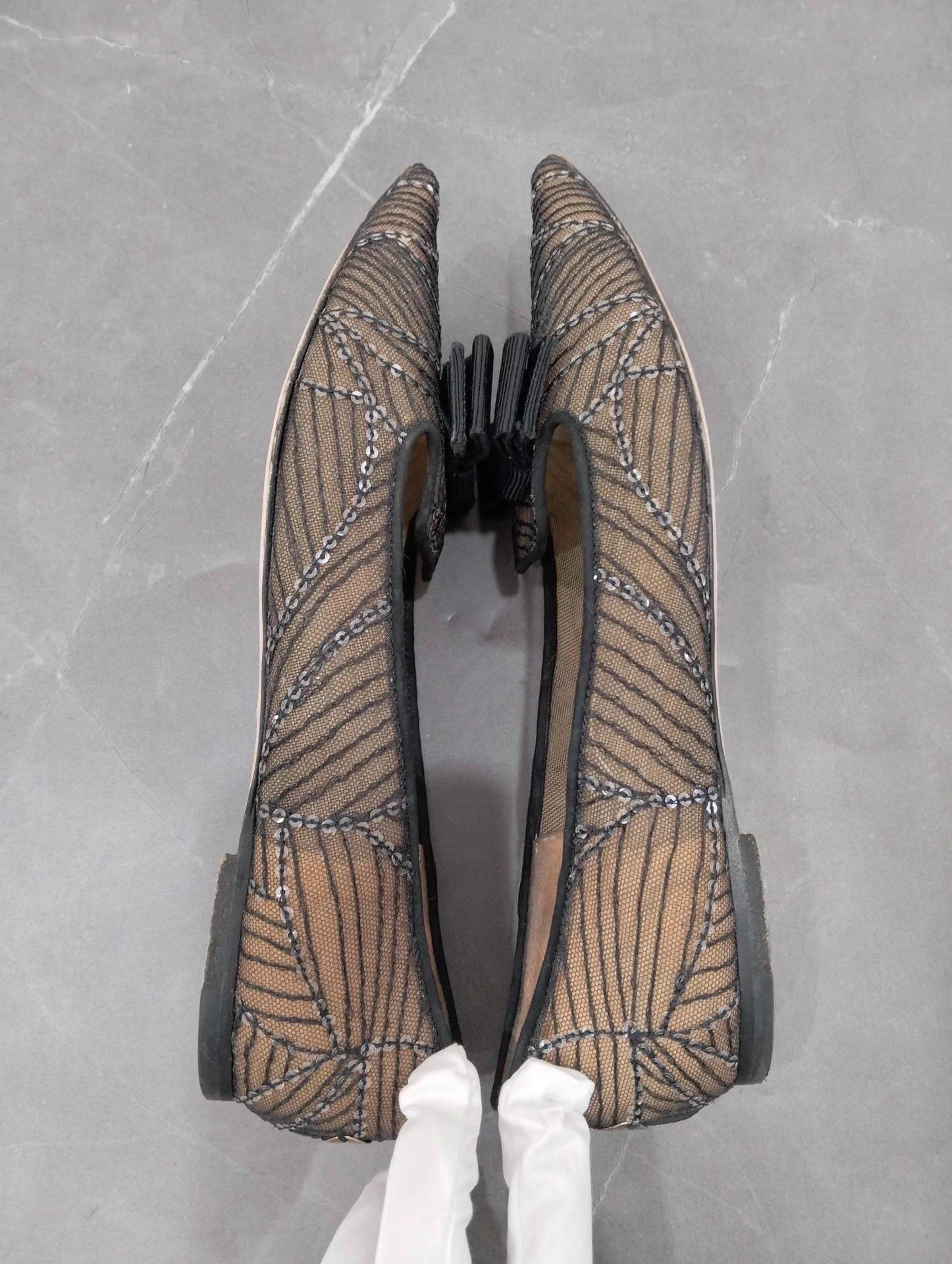 Jimmy Choo Jimmy Choo Gala Breathable Pntd Flat 36.5 9/10 Size US 5.5 / IT 35.5 - 3 Thumbnail