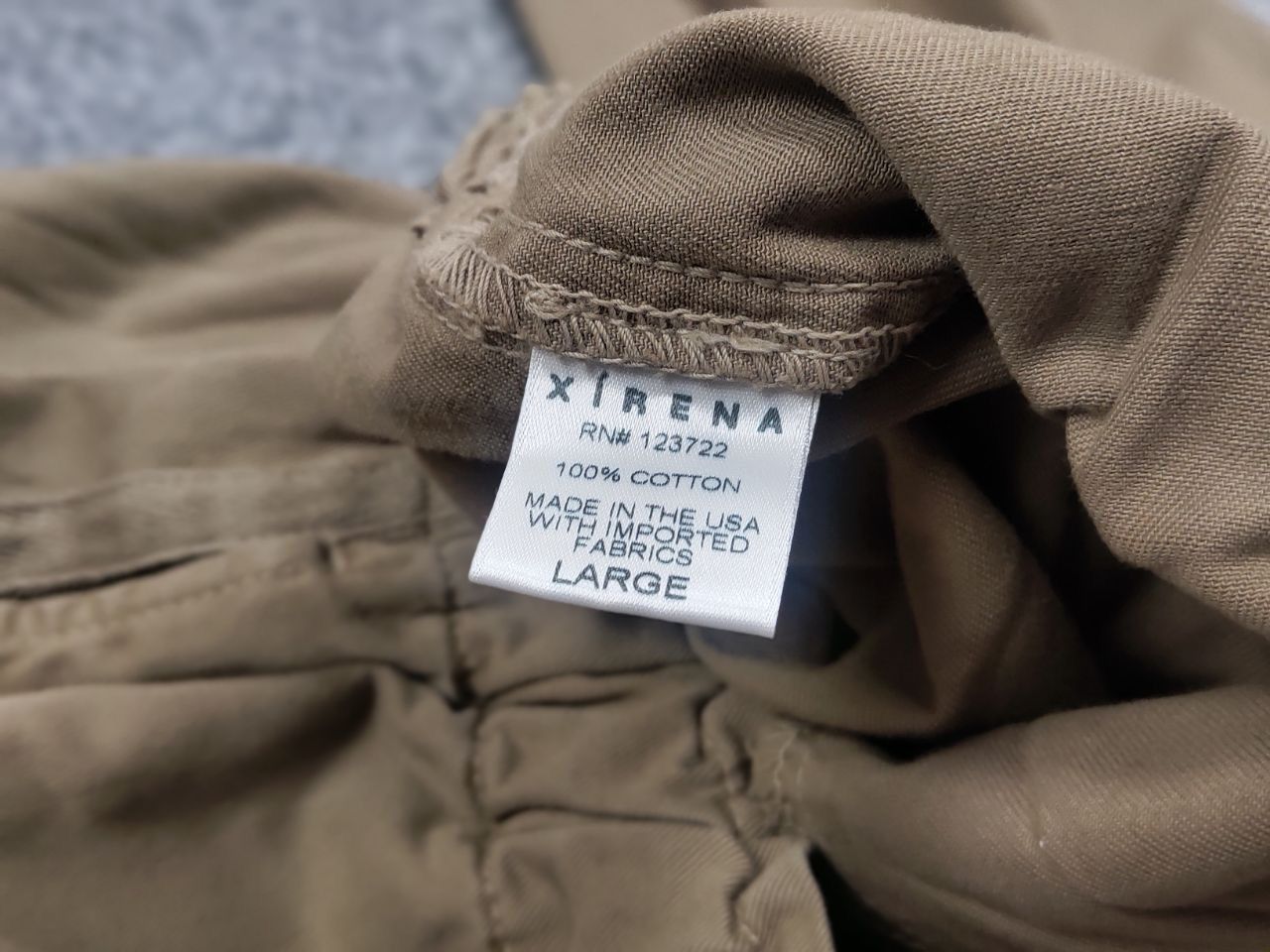 Xirena Xirena Design Ankle Trouser Cotton Beige Stripe Pocket Pants Size 32" / US 10 / IT 46 - 15 Thumbnail