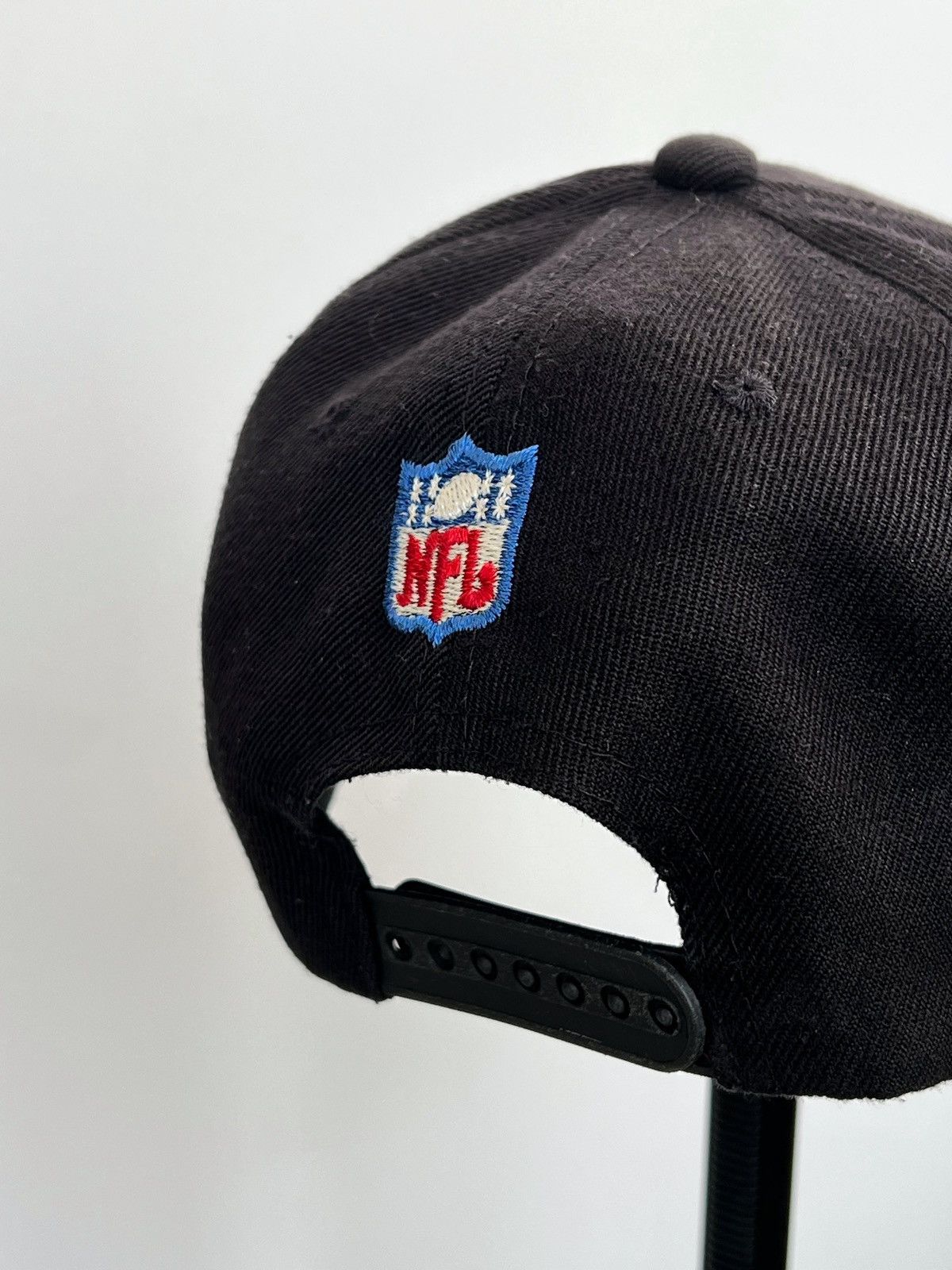 NFL 90s Oakland Raiders Wool Snapback Hat Size ONE SIZE - 5 Thumbnail