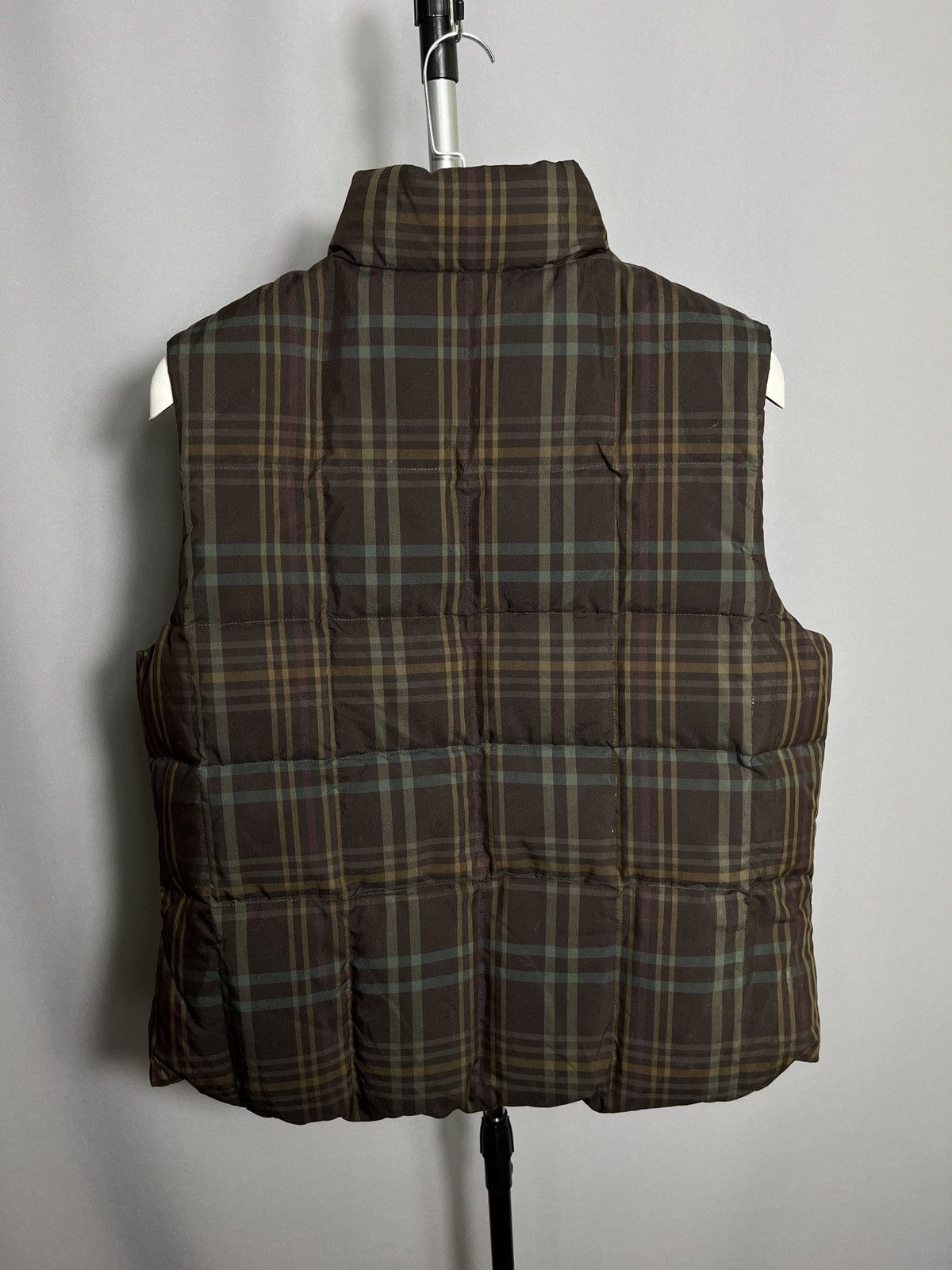 Lauren Ralph Lauren Ralph Lauren Down Puffer Vest Jacket Orange Check Reversible Size L / US 10 / IT 46 - 6 Thumbnail