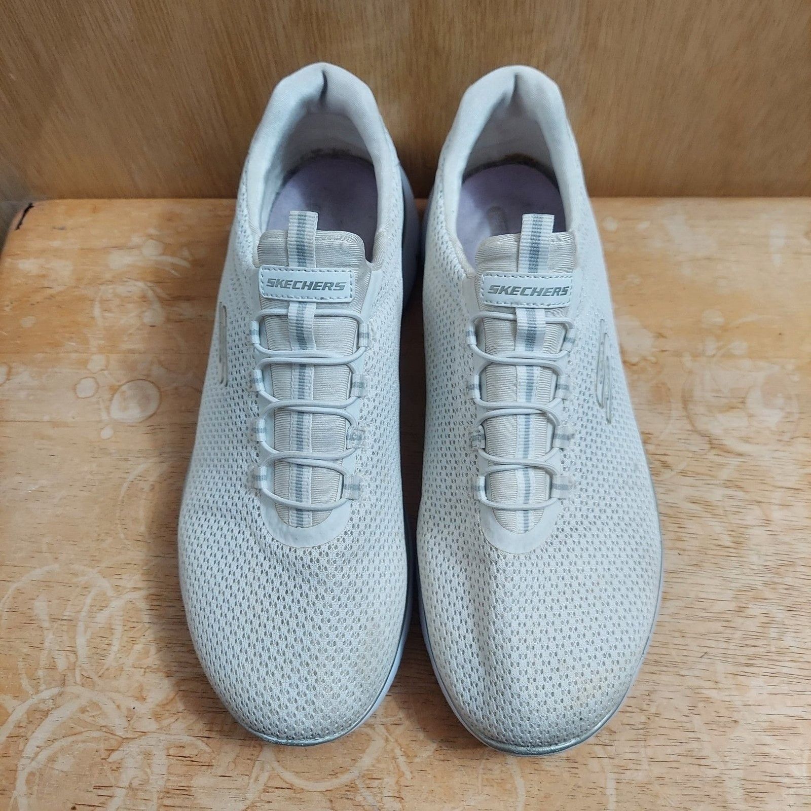 SKECHERS Skechers Summits Women's US 9.5 White Silver Running Shoes Size US 9.5 / IT 39.5 - 7 Thumbnail