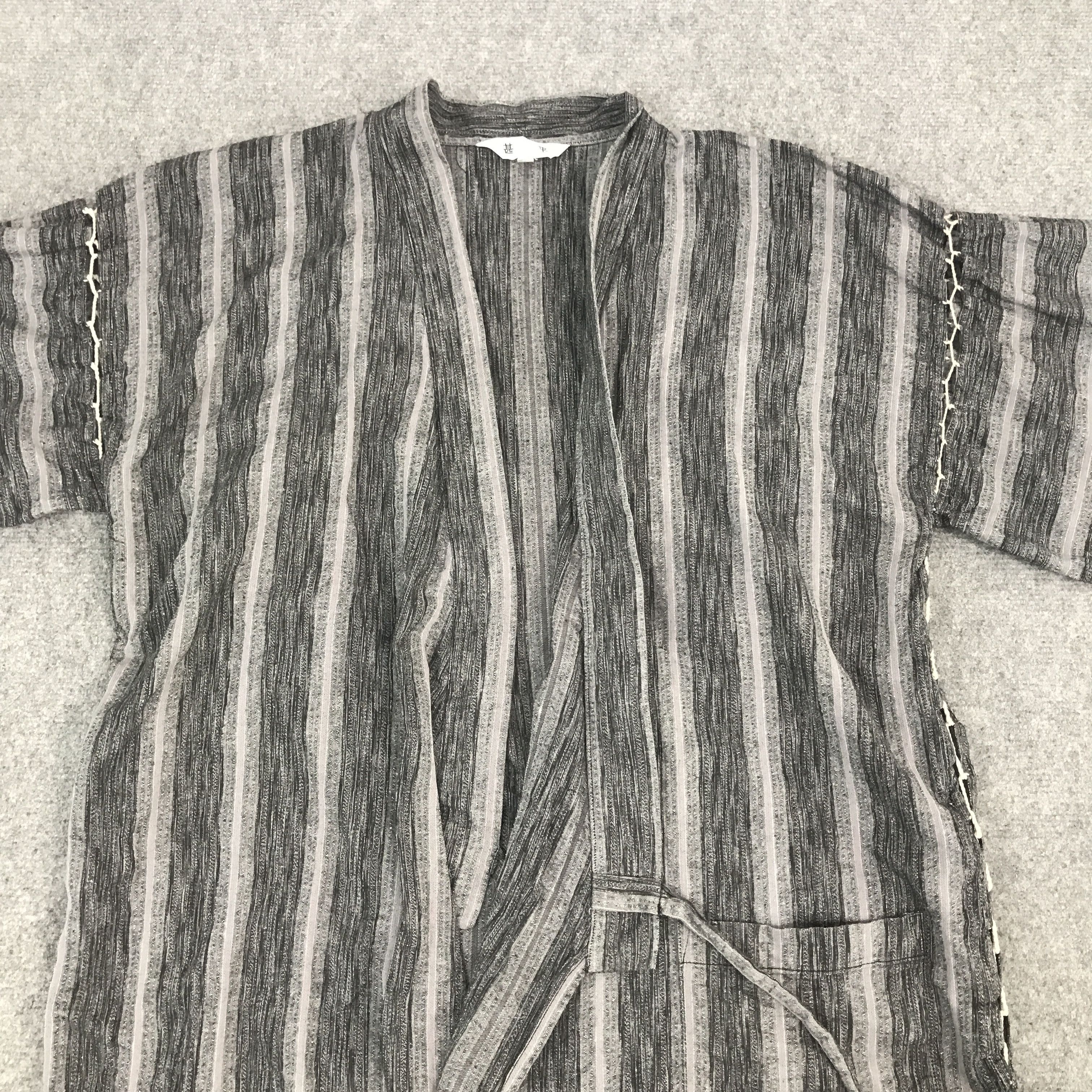 Japanese Brand Rare japanese kimono Traditional Striped Jacket Size US L / EU 52-54 / 3 - 6 Thumbnail