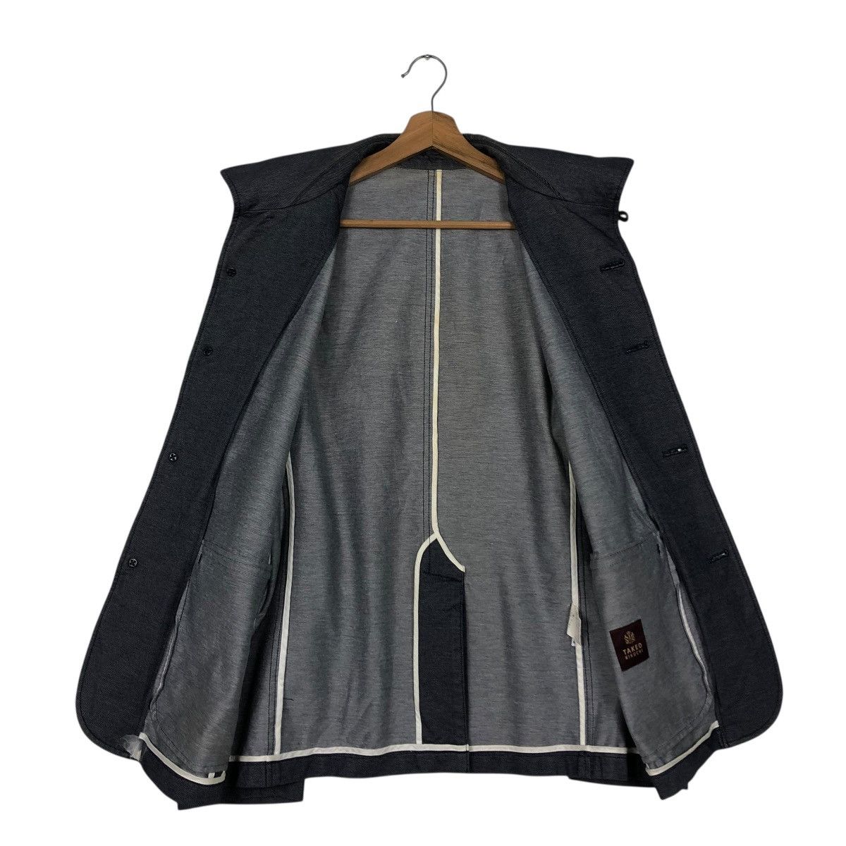 Japanese Brand 🔥VINTAGE BUTTON CHORE JACKET TAKEO KIKUCHI ISSEY MIYAKE Size US M / EU 48-50 / 2 - 15 Thumbnail