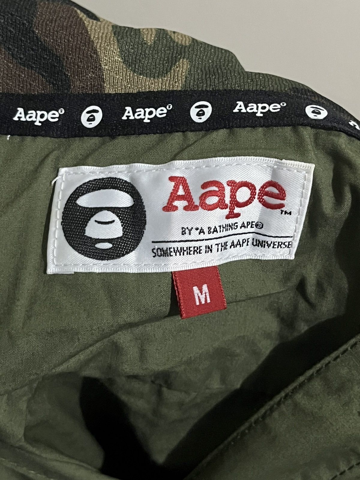 Aape Aape by A Bathing Ape Camou Light Hoodie Jacket Size US M / EU 48-50 / 2 - 11 Thumbnail