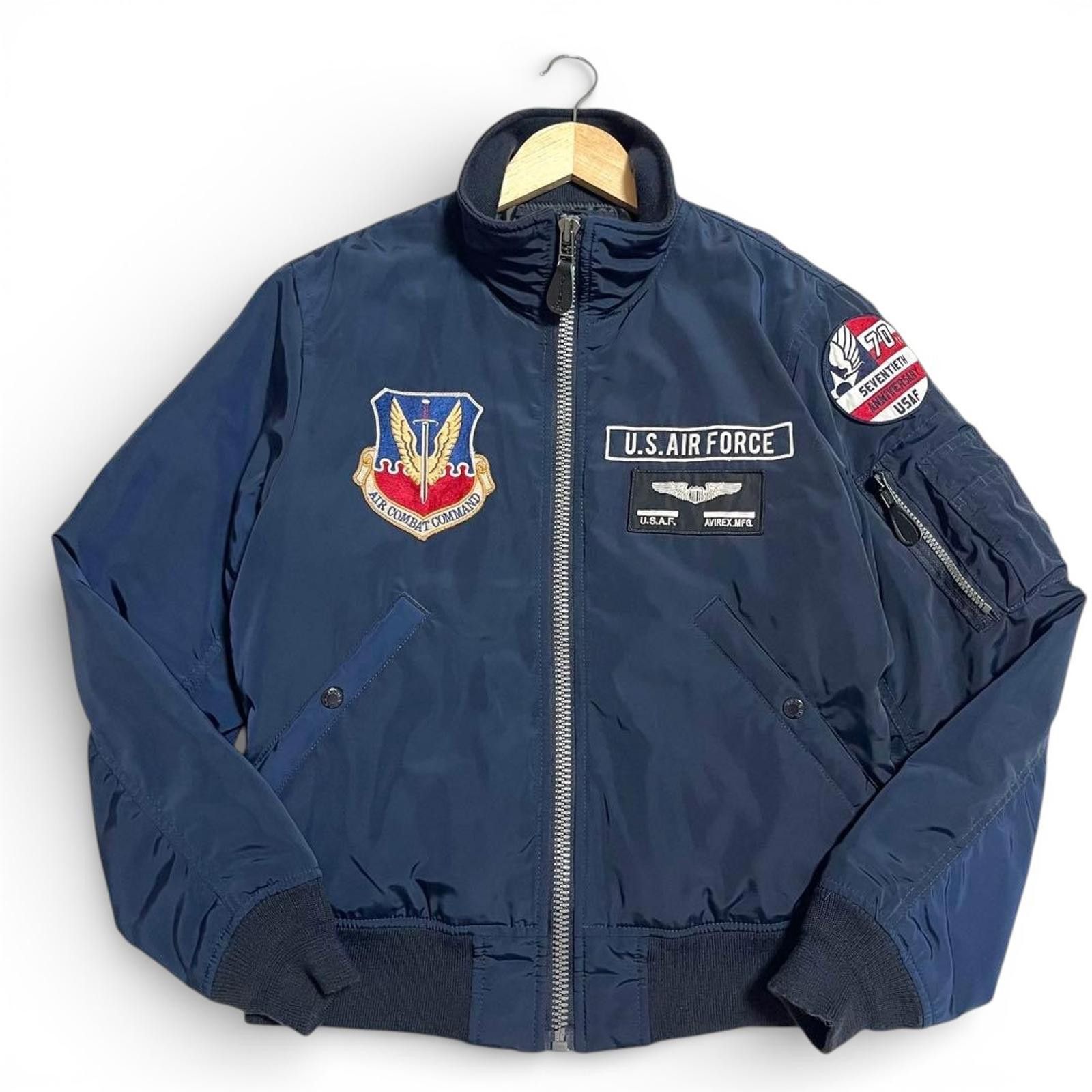 Avirex Avirex - USAF 70th Anniversary U.S. Air Force Bomber Jacket Size US M / EU 48-50 / 2 - 3 Thumbnail