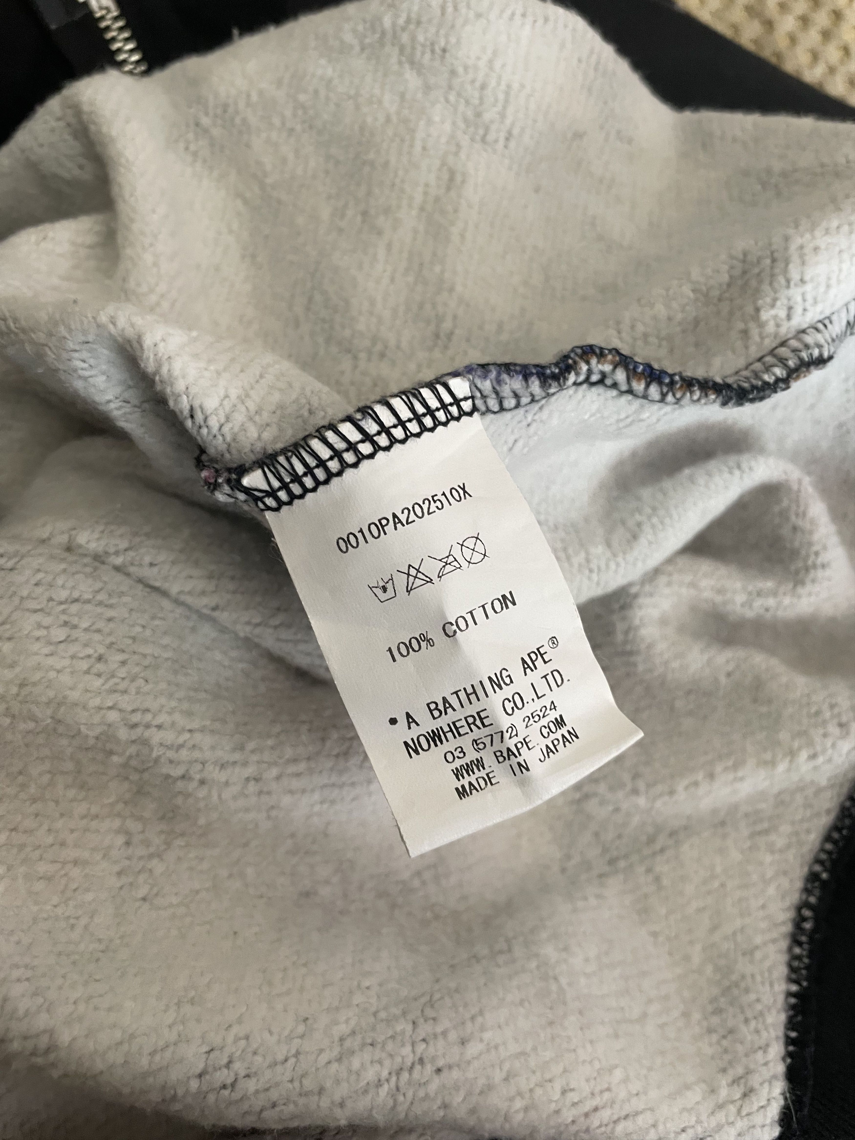 Bape Bape Black Multi Camo Shark Dress Hoodie Size XS / US 0-2 / IT 36-38 - 12 Thumbnail