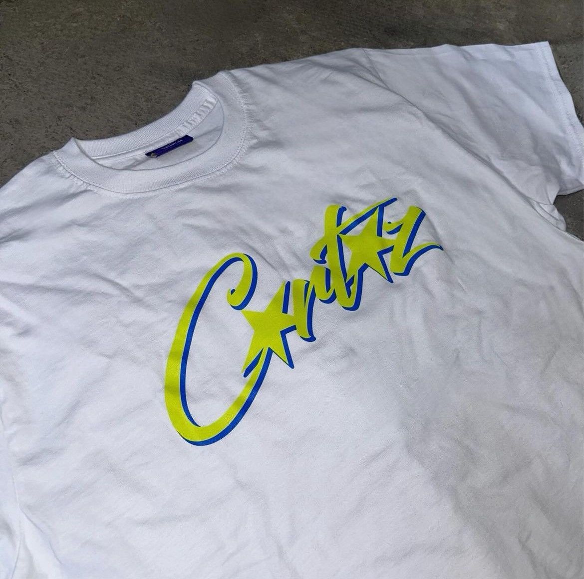 Corteiz Corteiz Subaru Allstarz White Tee Size US M / EU 48-50 / 2 - 2 Thumbnail