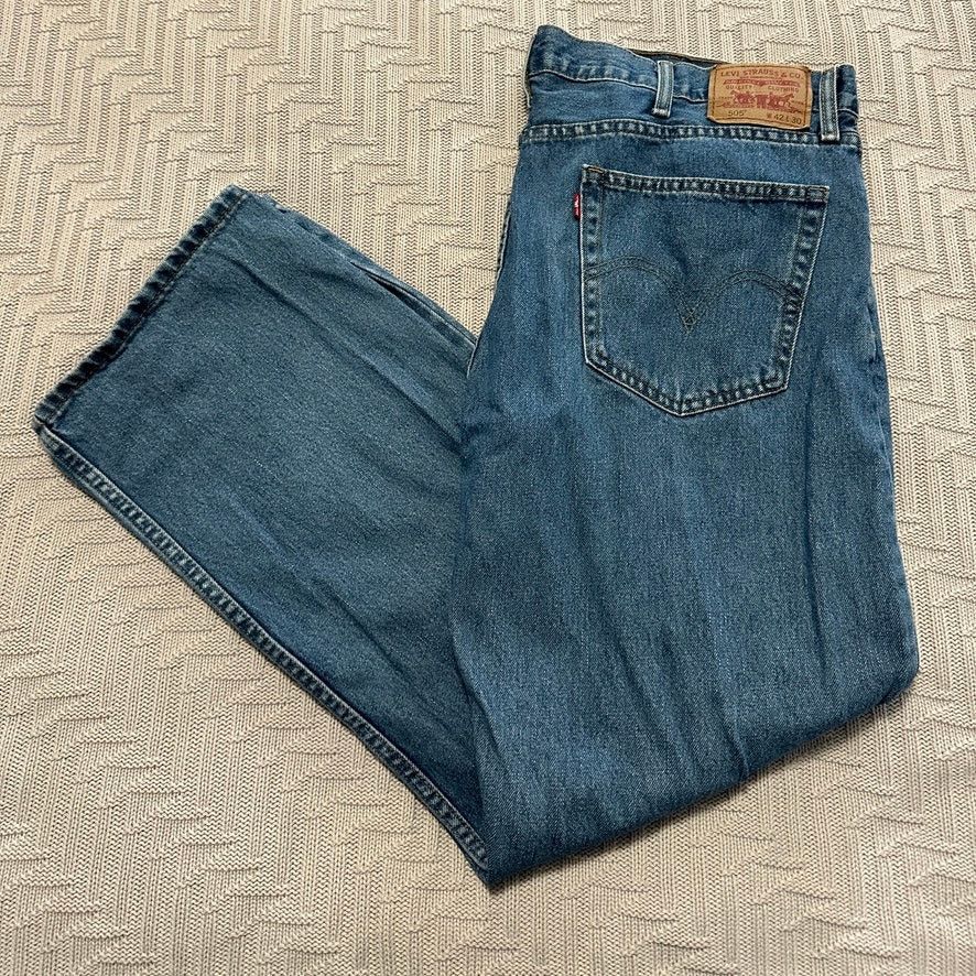 Levi's Levis 505 straight leg jeans size 42 Size US 42 / EU 58 - 1 Thumbnail
