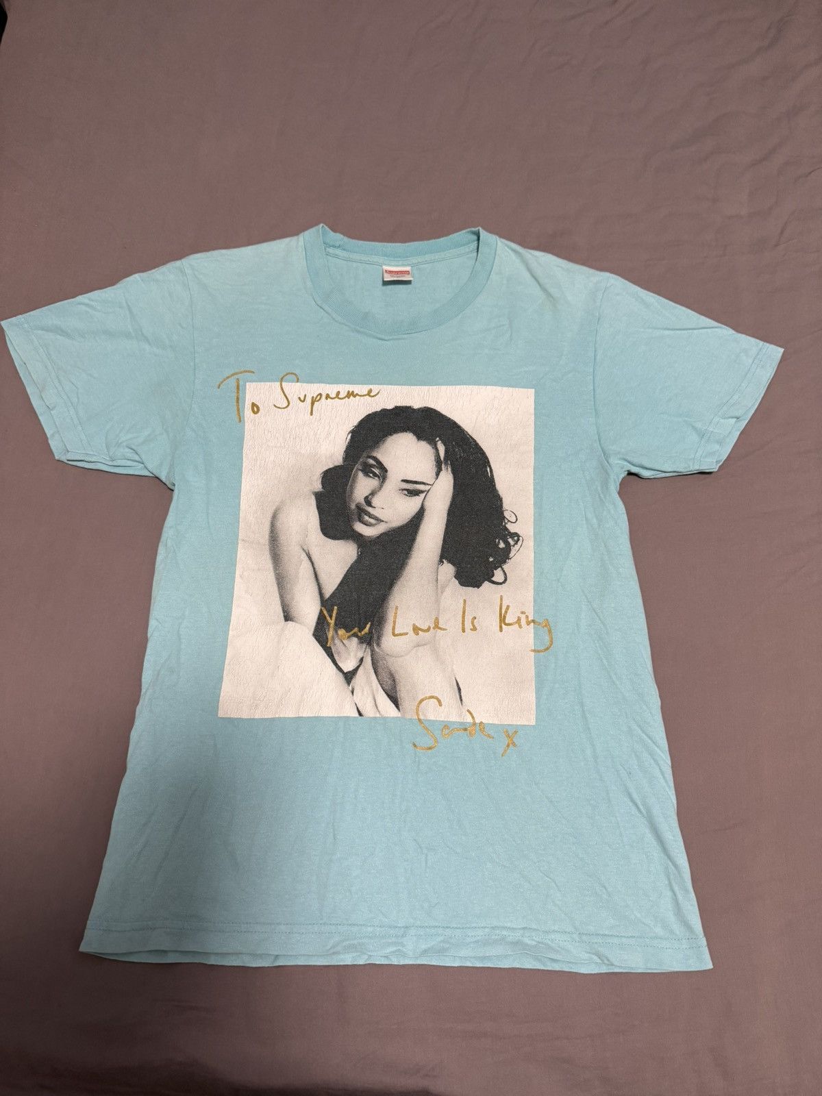 Supreme Supreme sade tee blue T-shirt Size US M / EU 48-50 / 2 - 1 Thumbnail