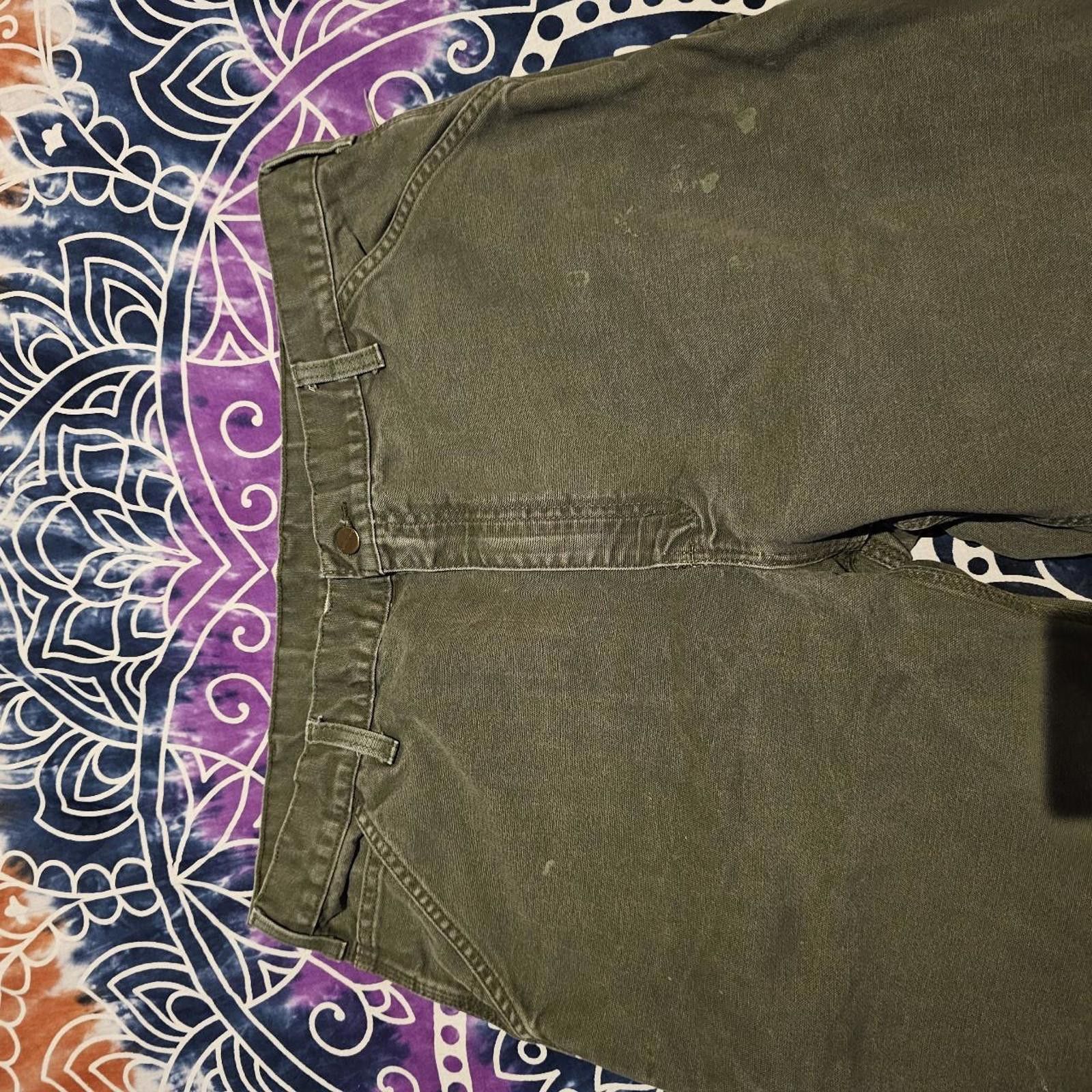 Carhartt Carhartt Men's Green Work Pants Size US 38 / EU 54 - 4 Thumbnail