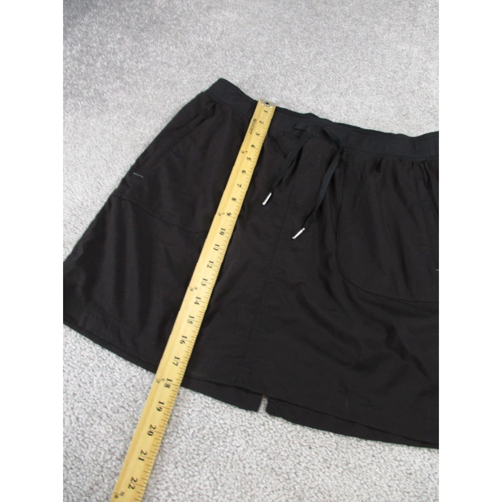 Vintage VINTAGE L.L. Bean Skort Womens Medium Black Nylon Athletic Casual Travel Outdoor Golf Hiking Size ONE SIZE - 5 Thumbnail