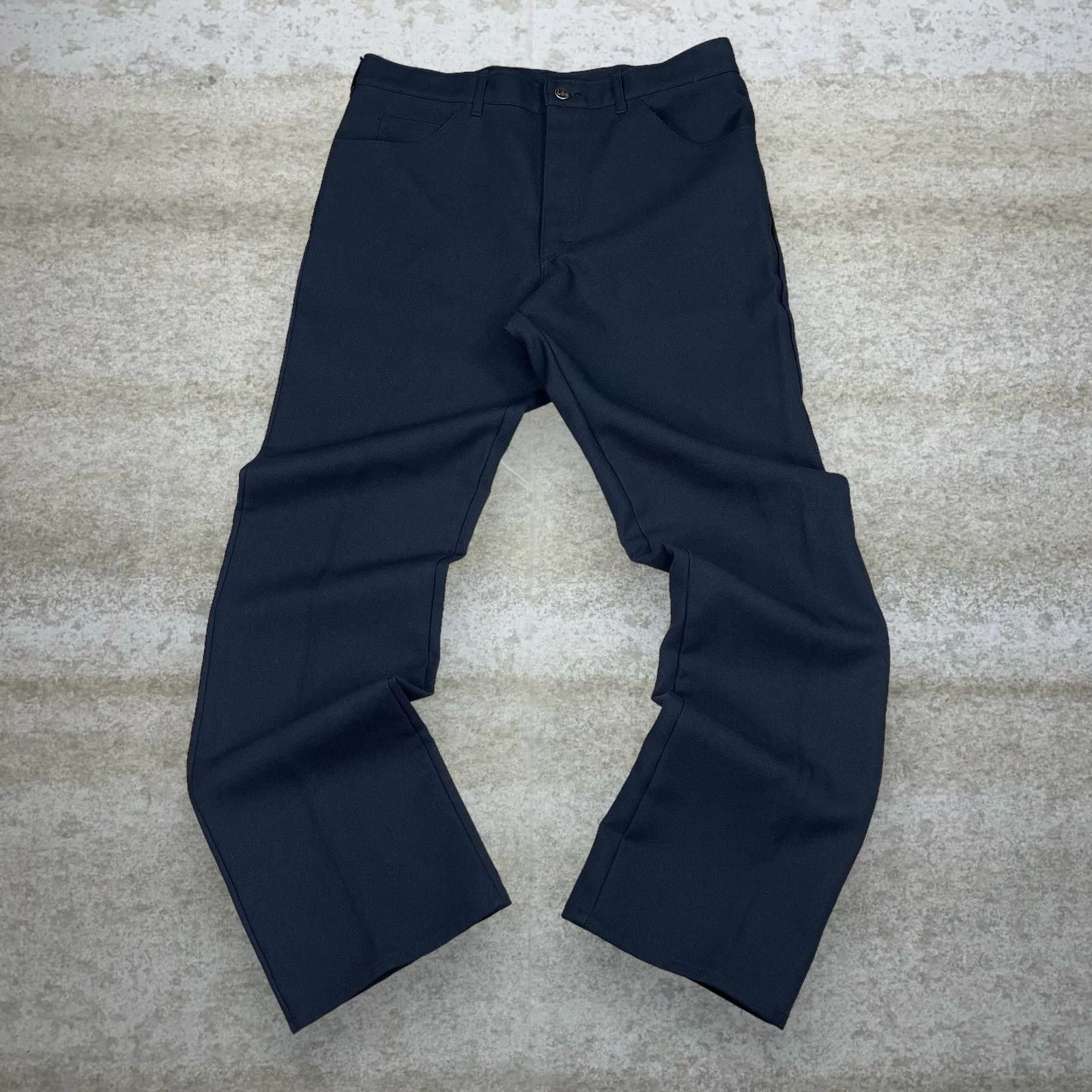 Lee × Vintage Vintage Lee Dress Pants Black Made USA Flat Front Baggy 90s Size US 36 / EU 52 - 2 Thumbnail
