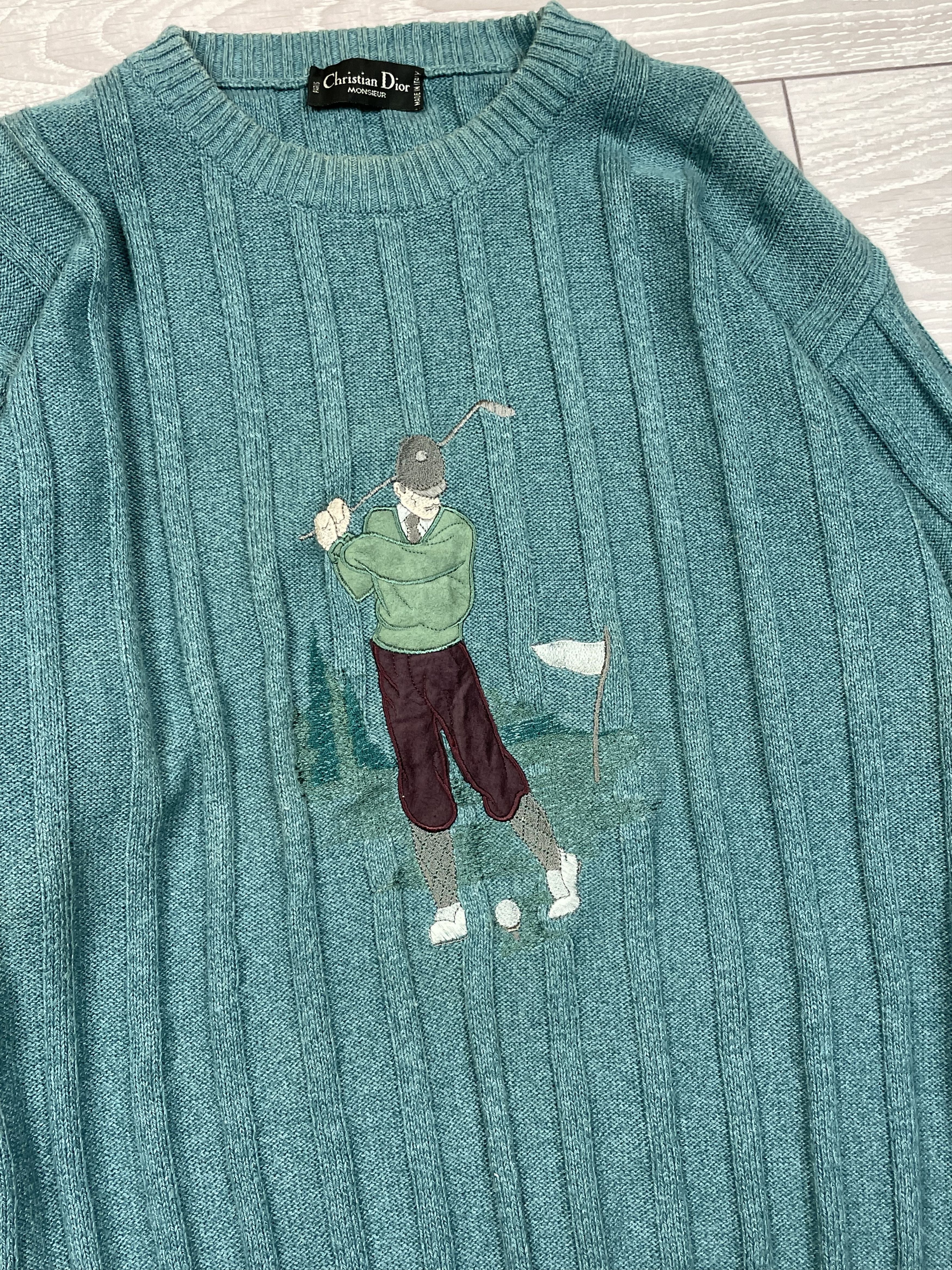 Christian Dior Monsieur Christian Dior Monsieur Knitwear Golf Sweater Vintage 90s Size US L / EU 52-54 / 3 - 4 Thumbnail