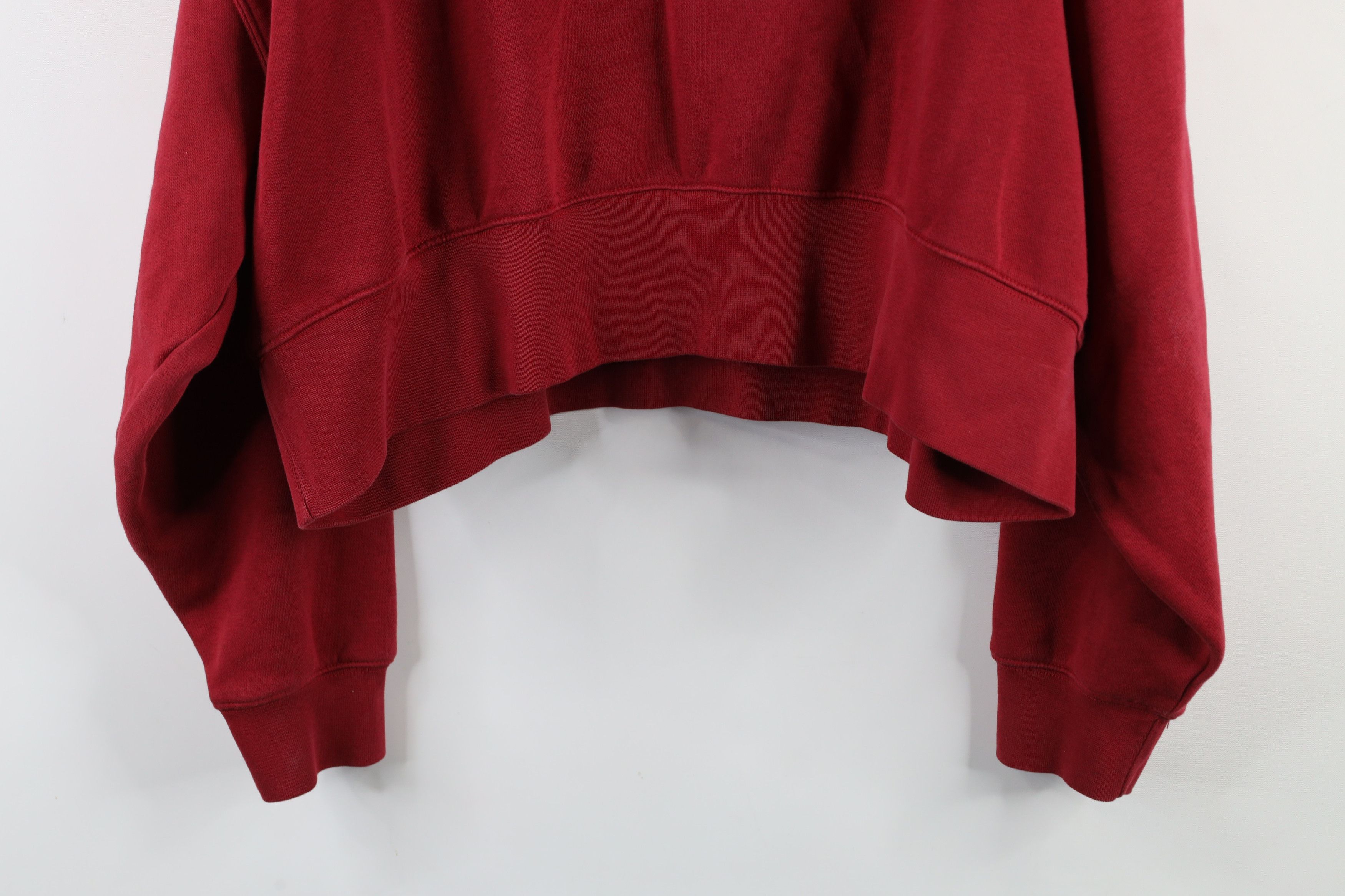 Nike × Vintage Vintage Nike Center Swoosh Boxy Oversized Cropped Sweatshirt Size S / US 4 / IT 40 - 15 Thumbnail