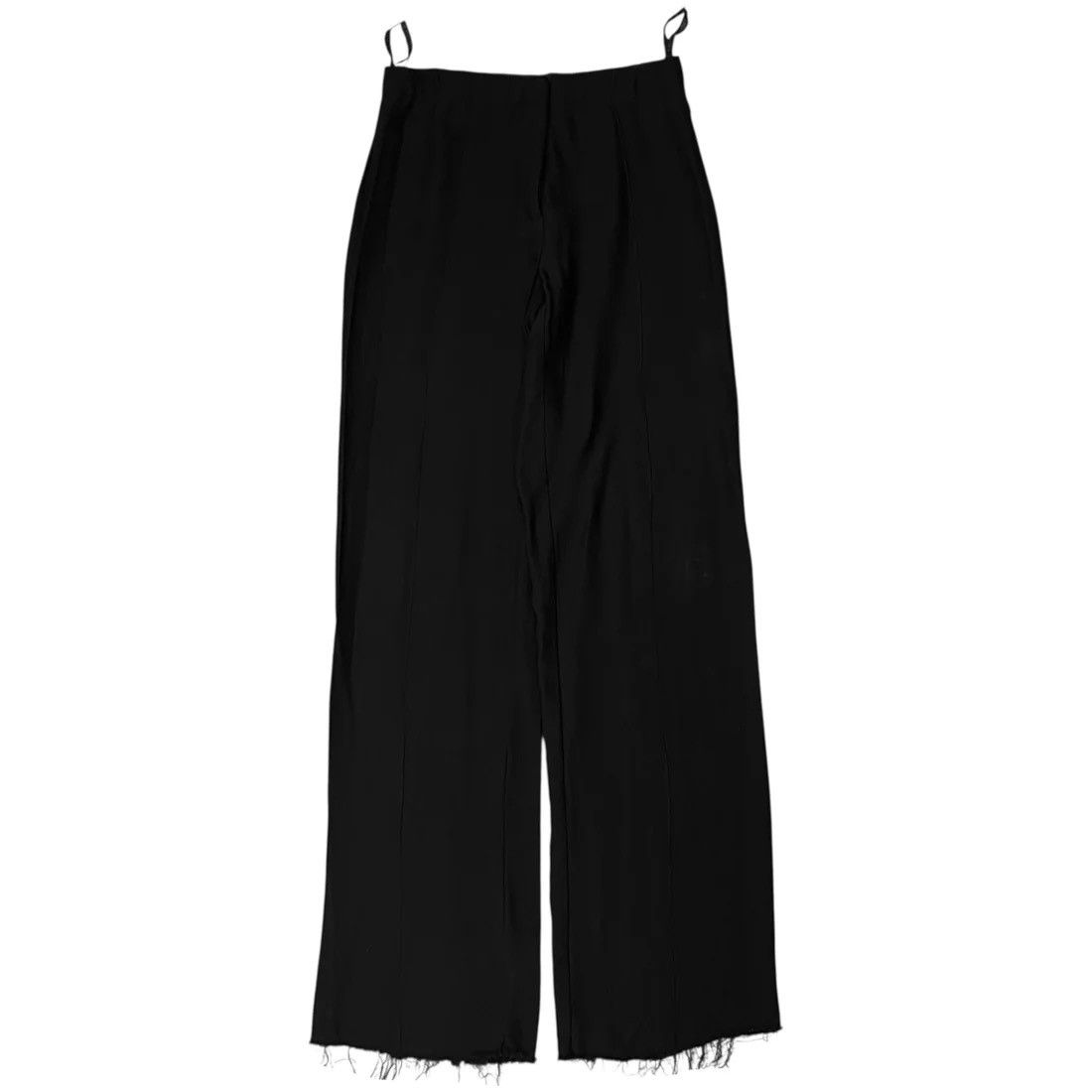 Maison Margiela Maison Martin Margiela Fringe Hem Viscose Trousers - AW05 Size US 29 - 1 Thumbnail