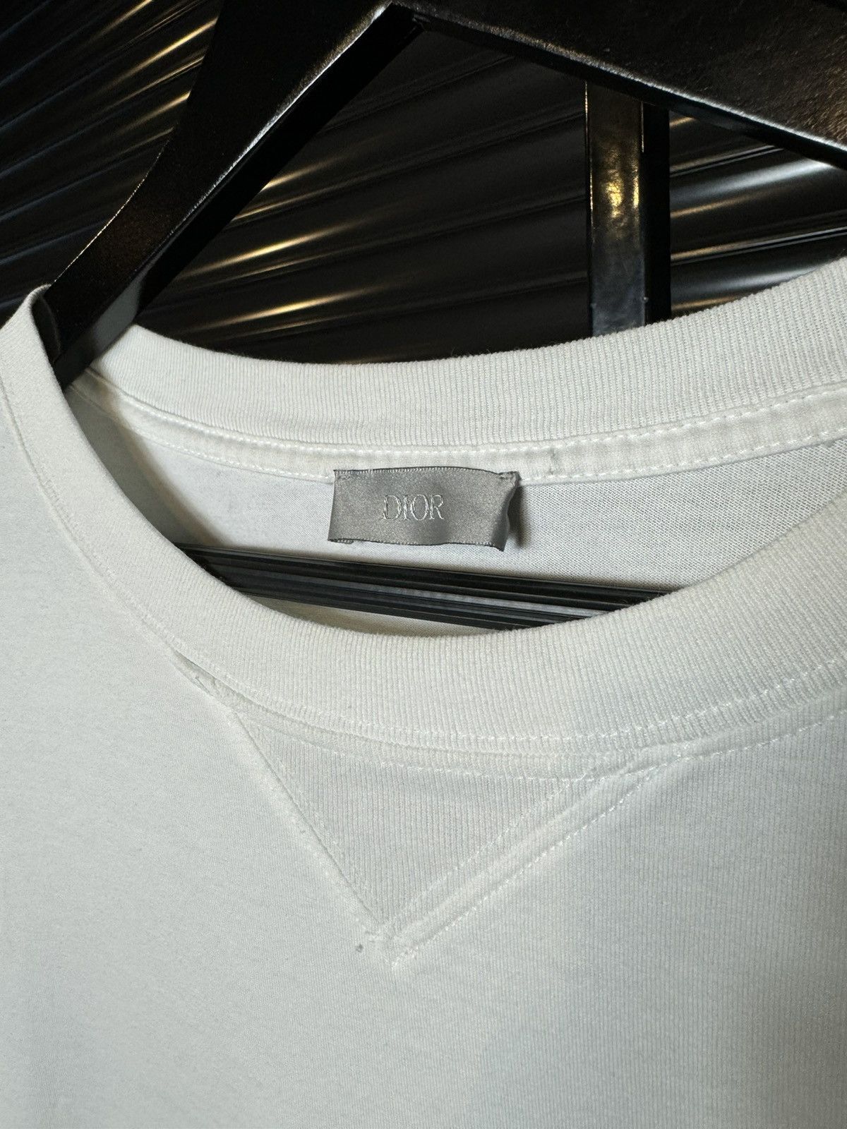 Dior Dior White Monogram Oblique Jacquard Layered Silk Tee - XXL Size US XXL / EU 58 / 5 - 2 Thumbnail