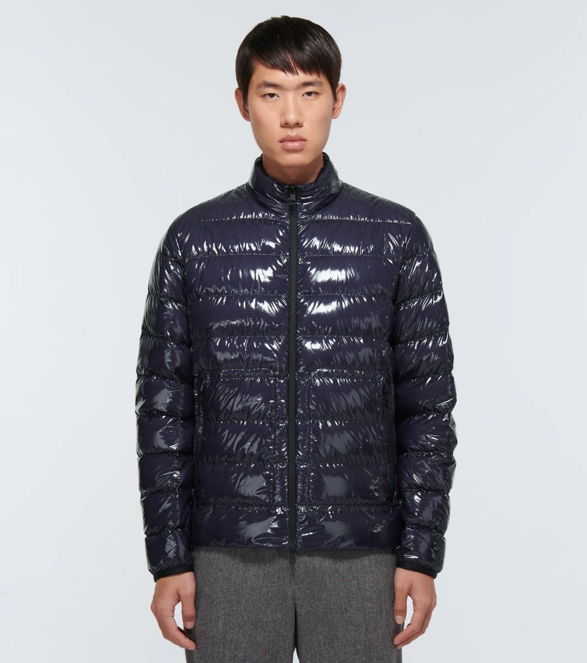 Moncler Navy Moncler Agar Jacket Size US L / EU 52-54 / 3 - 7 Thumbnail