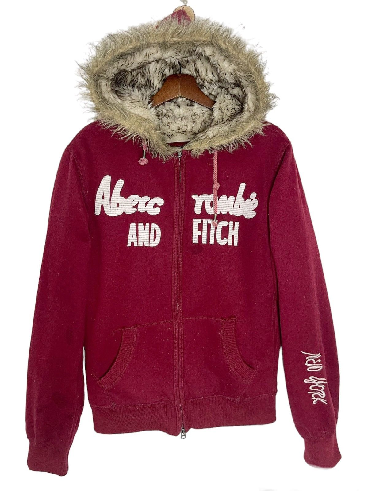 Abercrombie & Fitch MUST GONE🔥Vintage Abecrombie and Fitch Hoodie Fur Size US L / EU 52-54 / 3 - 1 Thumbnail