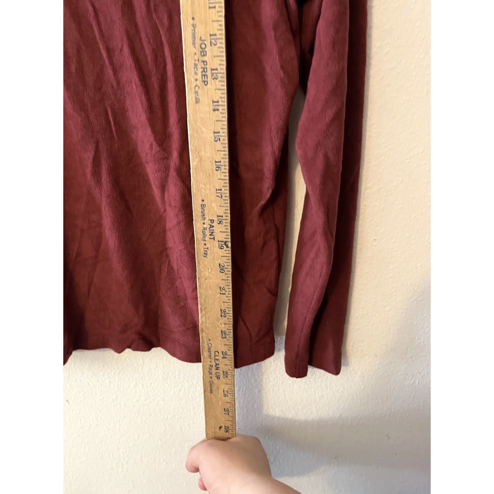 Uniqlo VINTAGE Uniqlo Womens Oversize Large Maroon Turtleneck Tunic Sweater Soft & Cozy L Red Womens Clothing Pullover Size L / US 10 / IT 46 - 4 Thumbnail