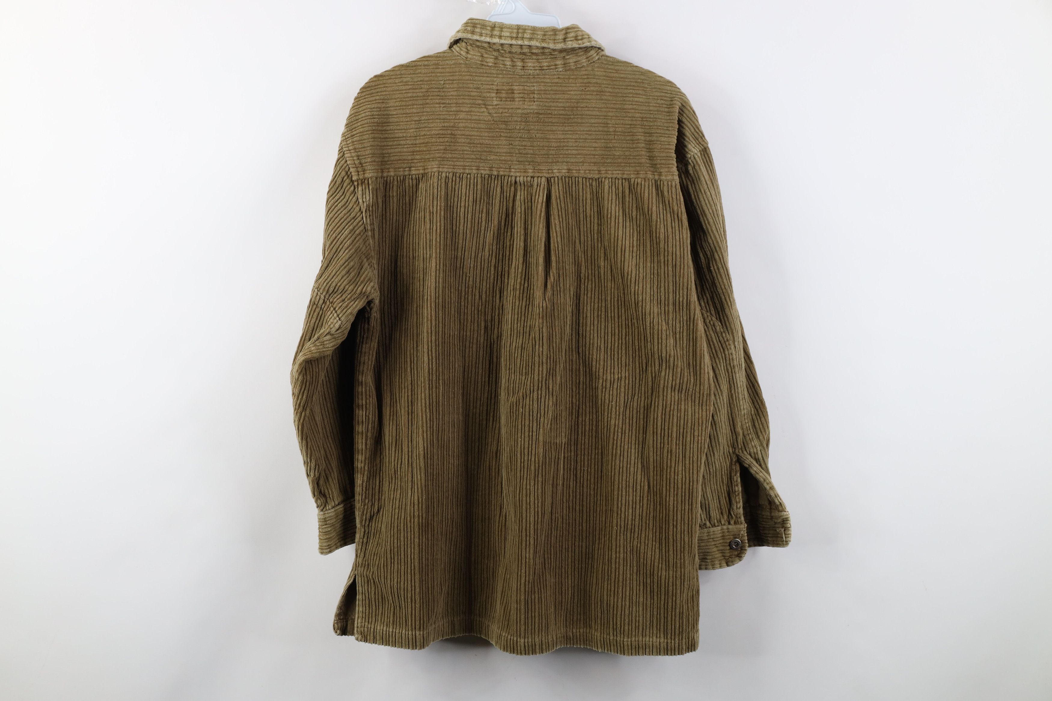 Vintage Vintage 90s Y2K Streetwear Babydoll Corduroy Shirt Jacket Size M / US 6-8 / IT 42-44 - 12 Thumbnail