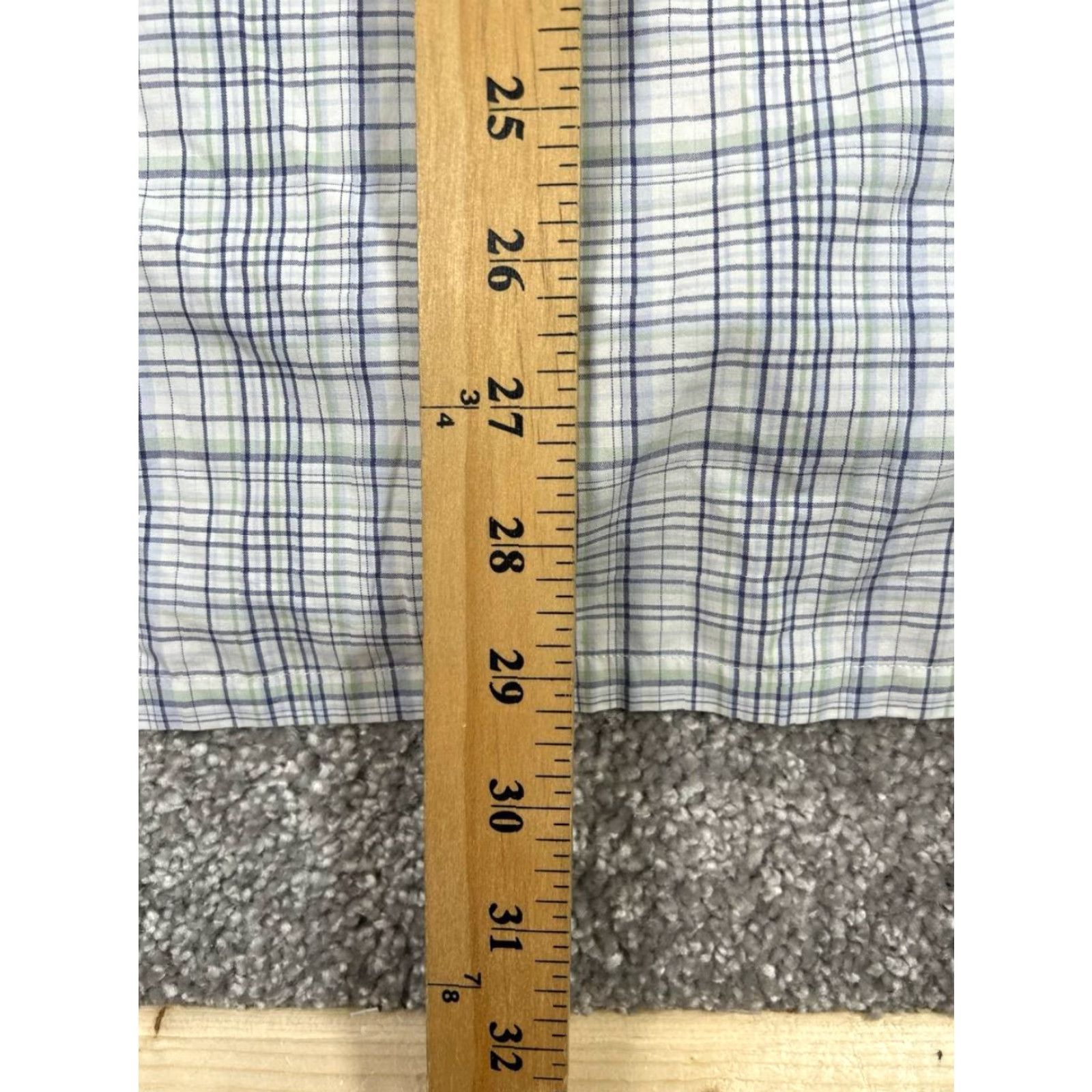 Ralph Lauren Ralph Lauren Shirt Mens Large White Blue Green Cotton Button Up Size US L / EU 52-54 / 3 - 7 Thumbnail