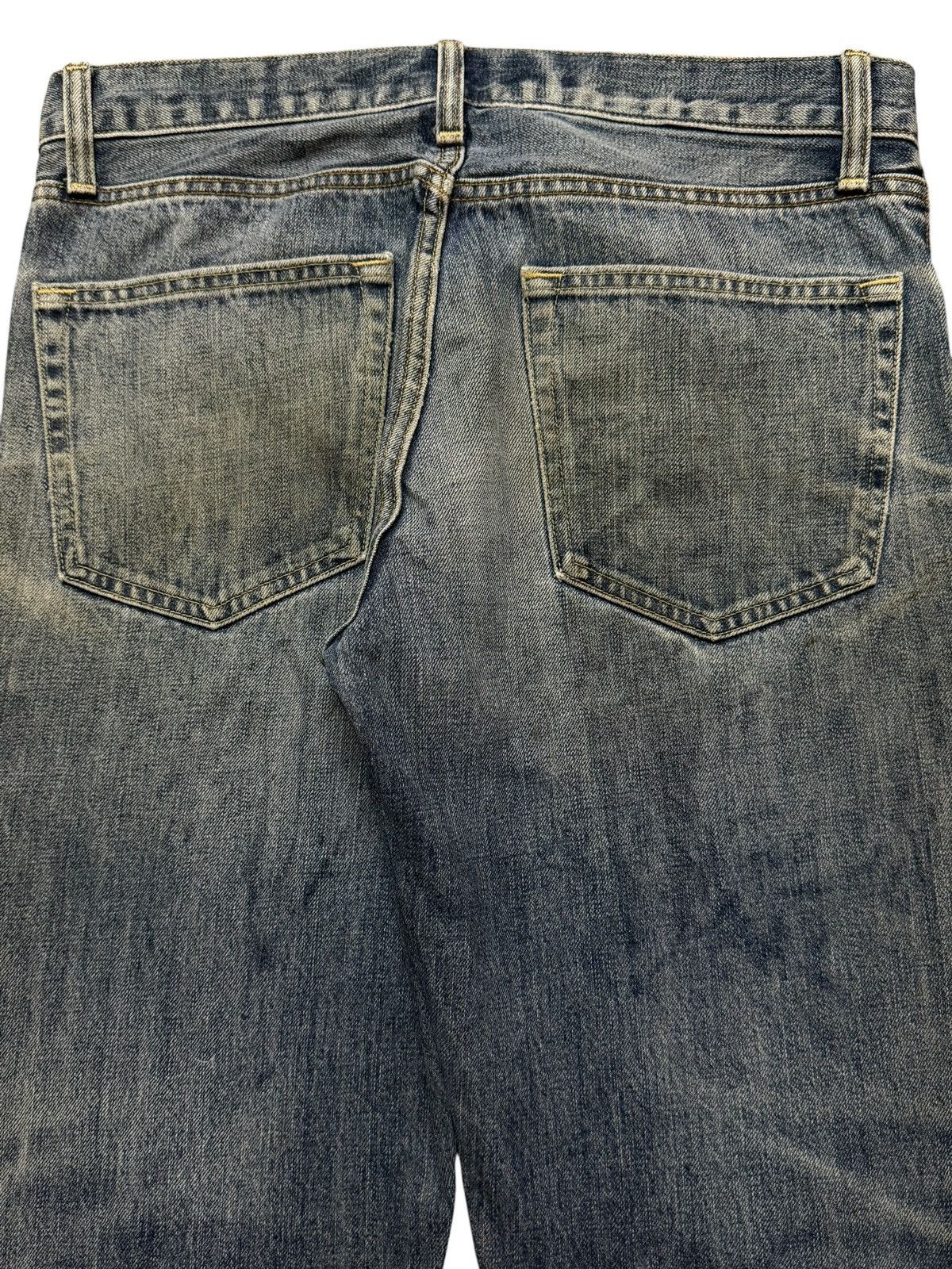 Uniqlo Vintage Y2K Japanese Uniqlo Blue Mud Wash Straight Leg Jeans Size US 32 / EU 48 - 5 Thumbnail