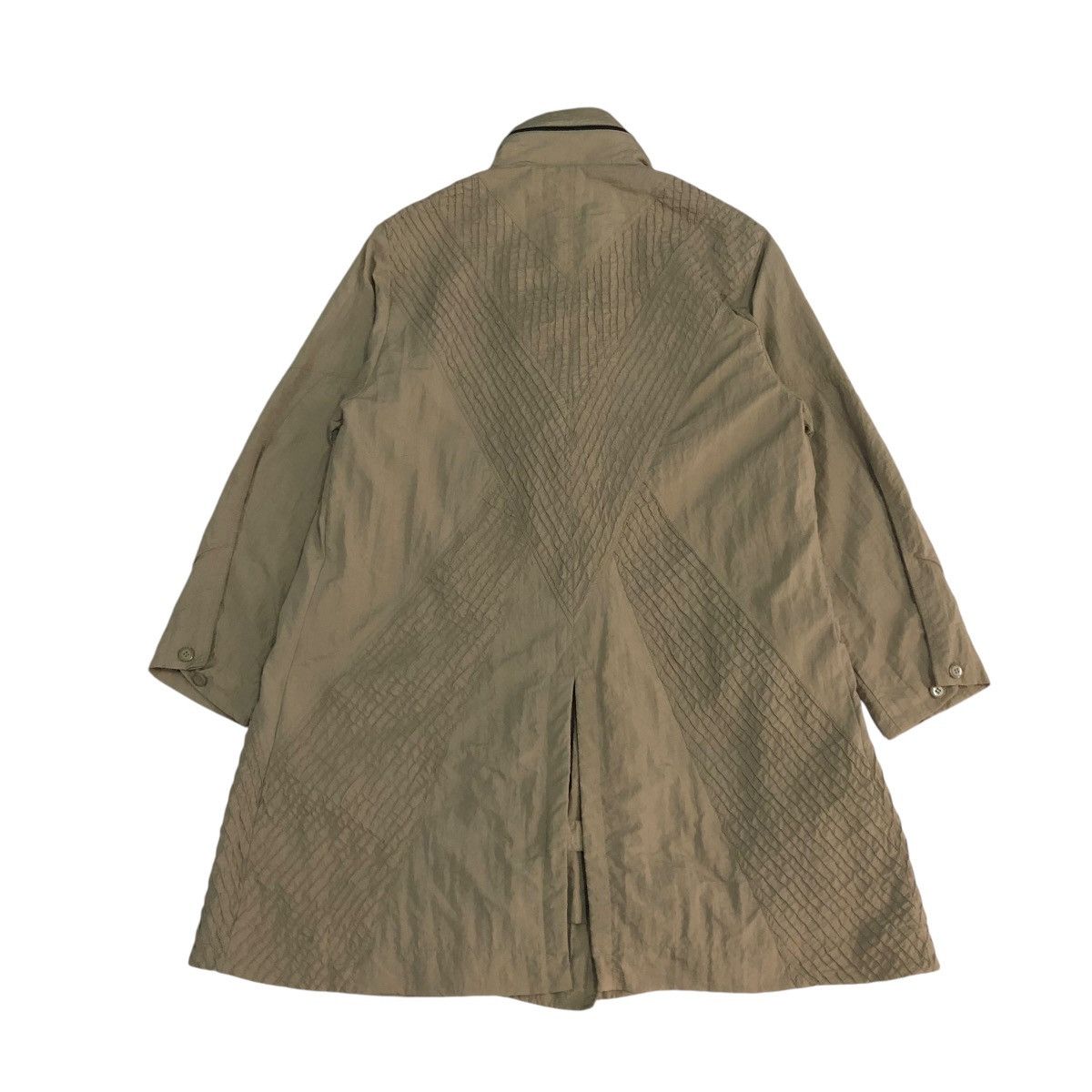 Japanese Brand 🔥VINTAGE CHORE LONG JACKET MANA PLEATED ISSEY MIYAKE Size US M / EU 48-50 / 2 - 2 Thumbnail