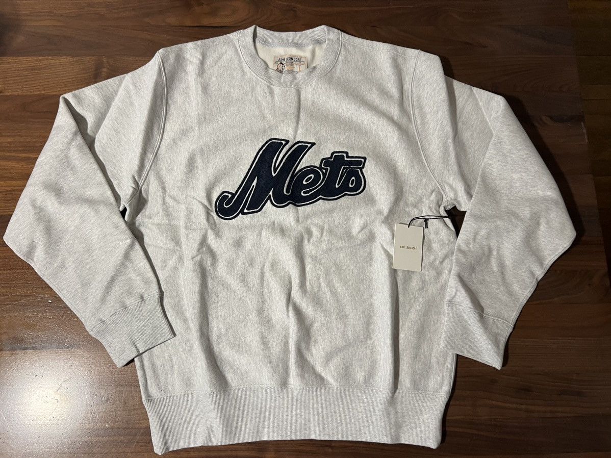 Aime Leon Dore Aime Leon Dore ALD New York Mets Chainstitch Crewneck Size US L / EU 52-54 / 3 - 1 Thumbnail
