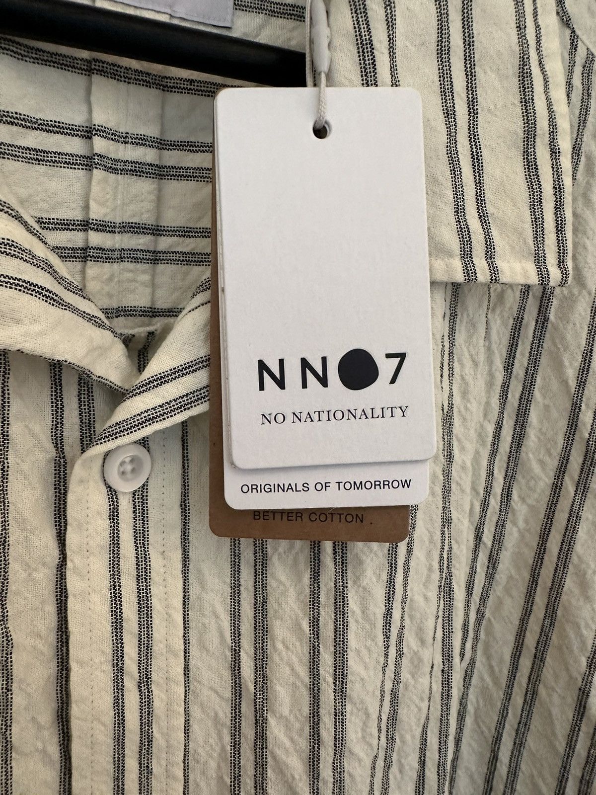 NN07 NN07 Ole Striped Short Sleeve Shirt Size US M / EU 48-50 / 2 - 5 Thumbnail
