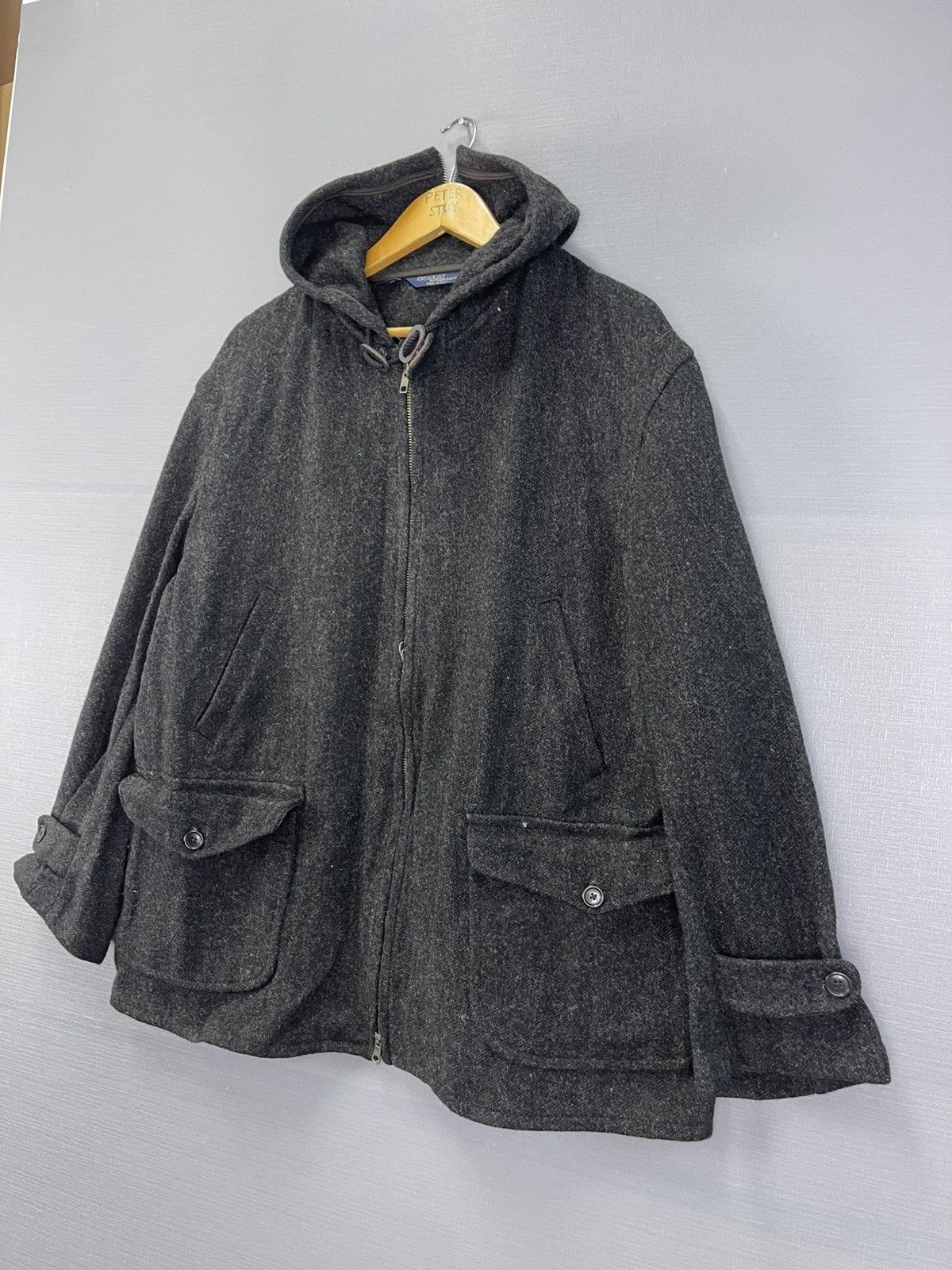 Ralph Lauren Vintage Polo Ralph Lauren Wool Jacket Size US L / EU 52-54 / 3 - 3 Thumbnail