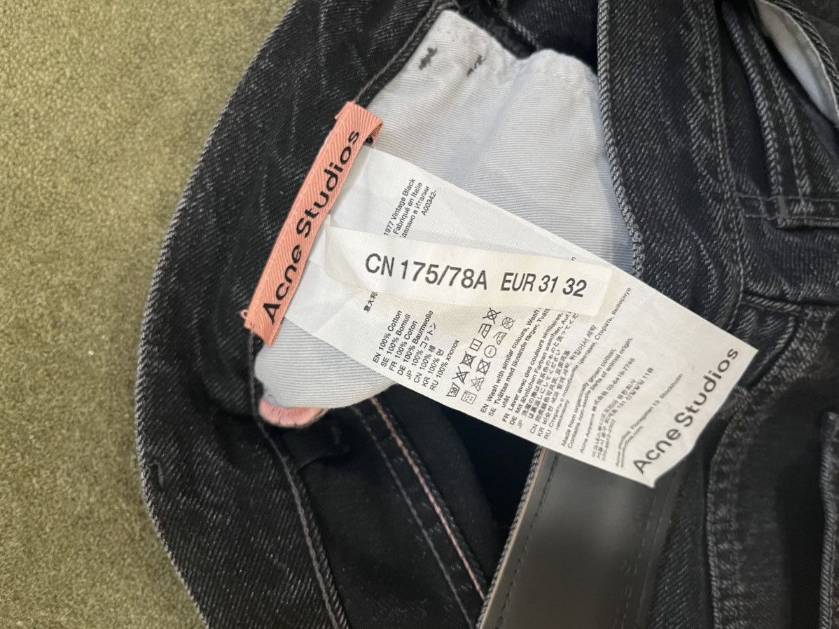 Acne Studios Acne 1977 vintage black denim Size US 31 - 6 Thumbnail