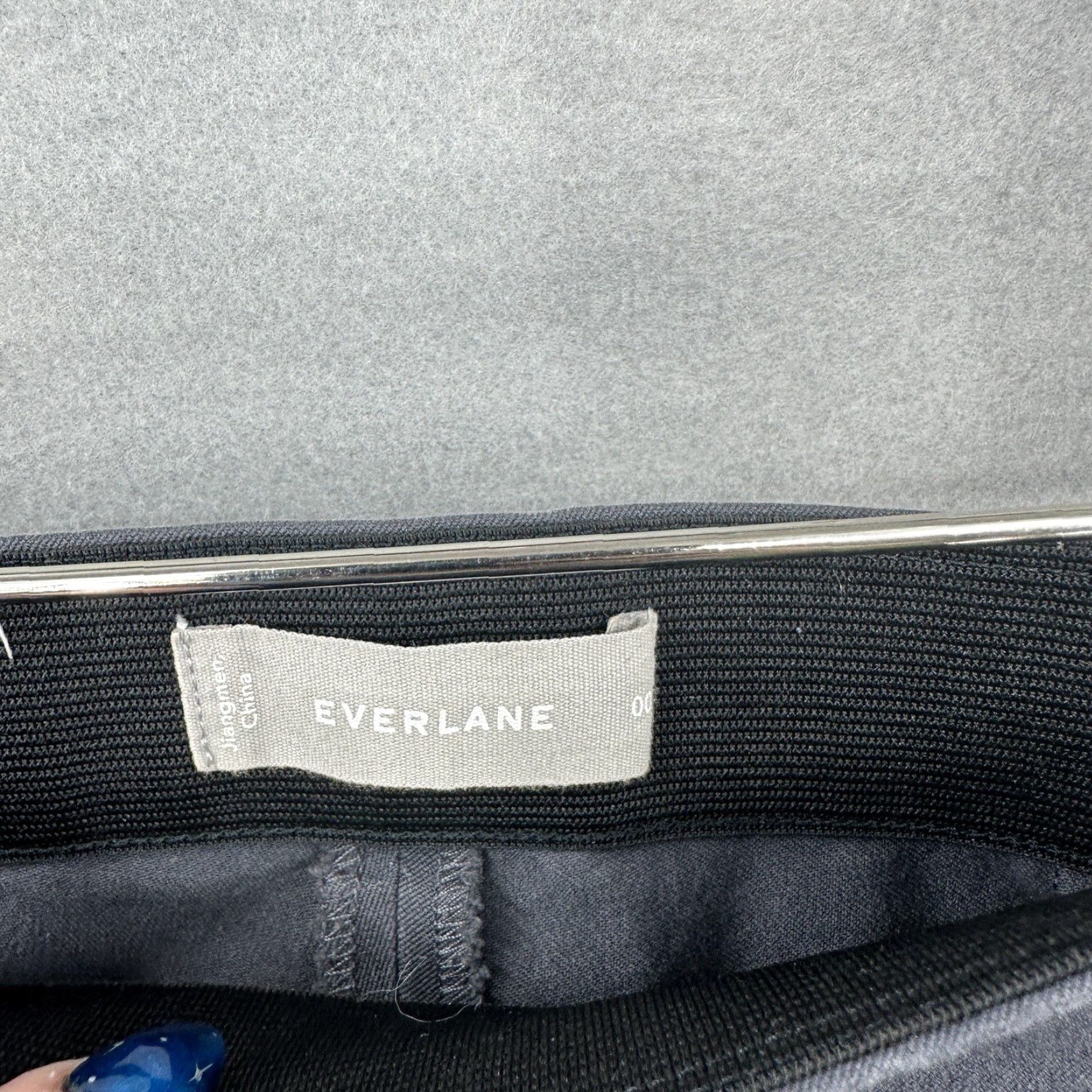 Everlane Everlane Pants Womens 00 The Side-Zip Stretch Cotton Gray Preppy Minimal Skinny Pants Womens 00 Gray Stretch Cotton Modern Classic Skinny Size 24" / US 00 / IT 34 - 7 Thumbnail
