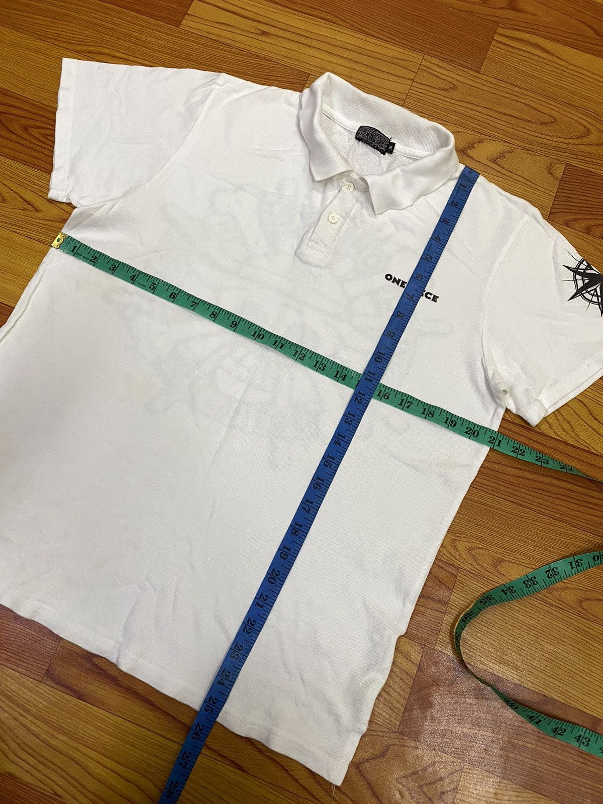Anime × Japanese Brand × One Piece One Piece Monkey D Luffy Pirate Logo Polo Shirt Size US M / EU 48-50 / 2 - 10 Thumbnail
