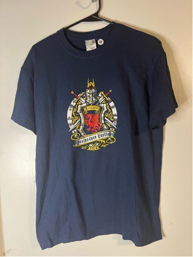 Gildan Men's Gildan T-shirt Size M Navy Blue Size US M / EU 48-50 / 2 - 1 Thumbnail