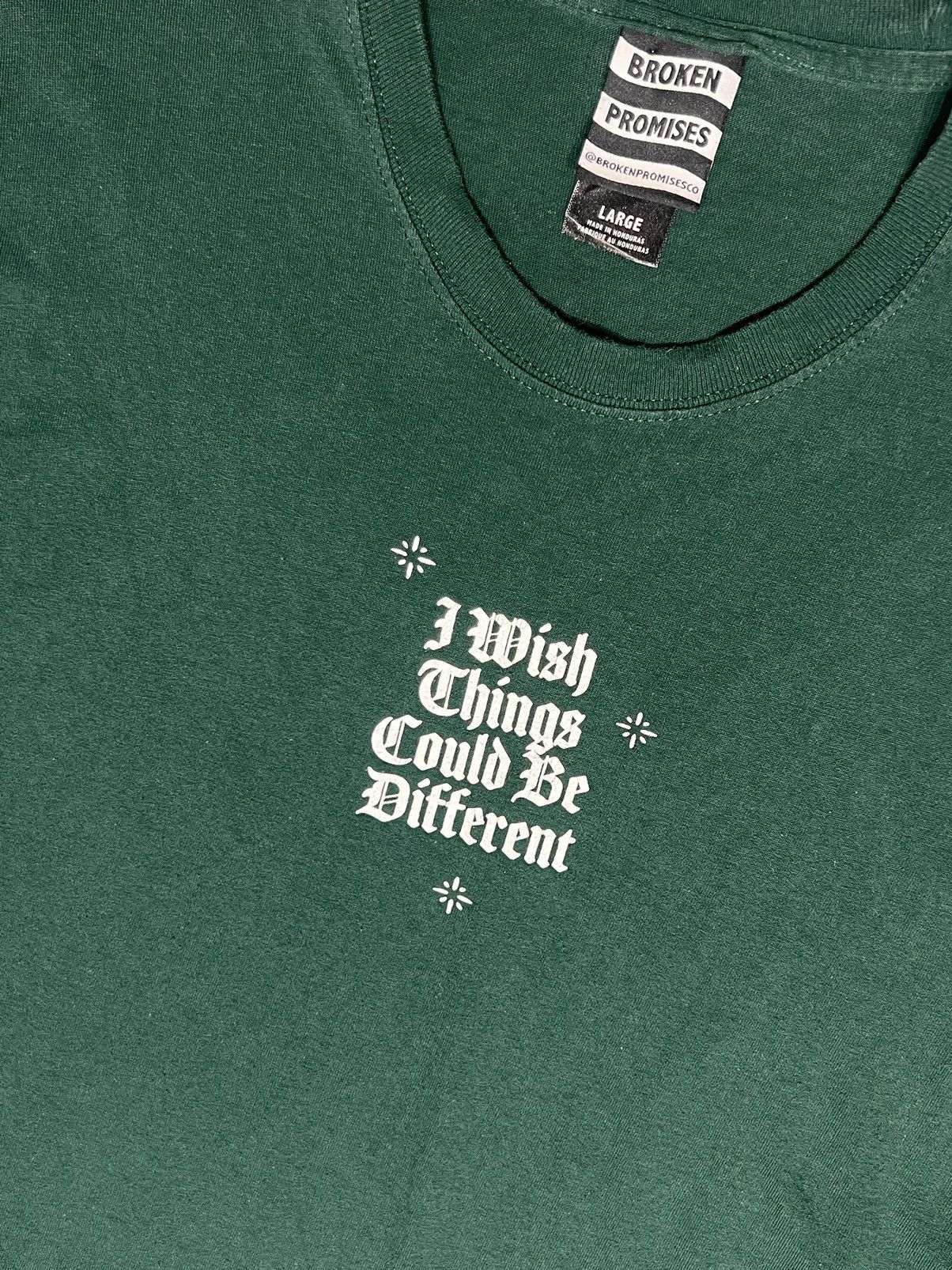 Broken Promises Co. Authentic Broken Promises Wishful Thinking Tshirt Size US L / EU 52-54 / 3 - 7 Thumbnail