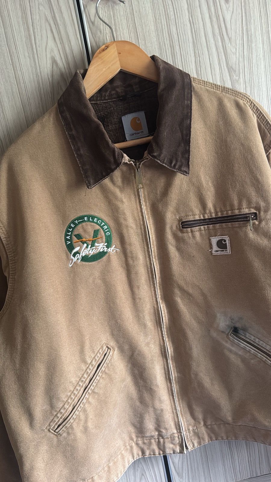 Vintage Vintage Carhartt Detroit Jacket J97 CML Size US XXL / EU 58 / 5 - 2 Thumbnail