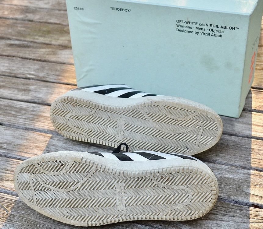 Off-White Off-White Diagonal Stripe Low Sneakers White Size 41 / US 8 Size US 8 / EU 41 - 5 Thumbnail