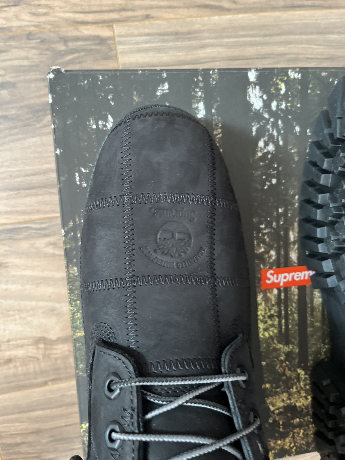 Supreme × Timberland Supreme Patchwork Timberland 6” Premium Waterproof Boot Size US 12 / EU 45 - 6 Thumbnail