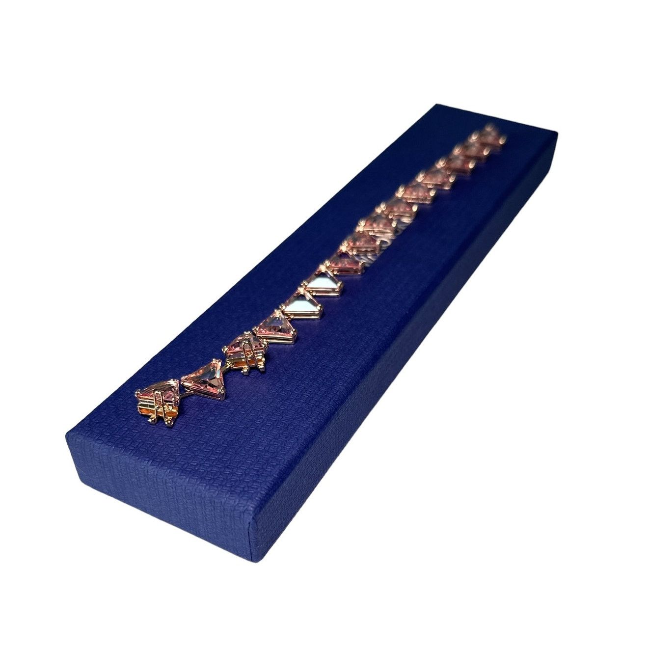 Swarovski Swarovski Ortyx bracelet Triangle cut, Pink, Rose Size ONE SIZE - 4 Thumbnail