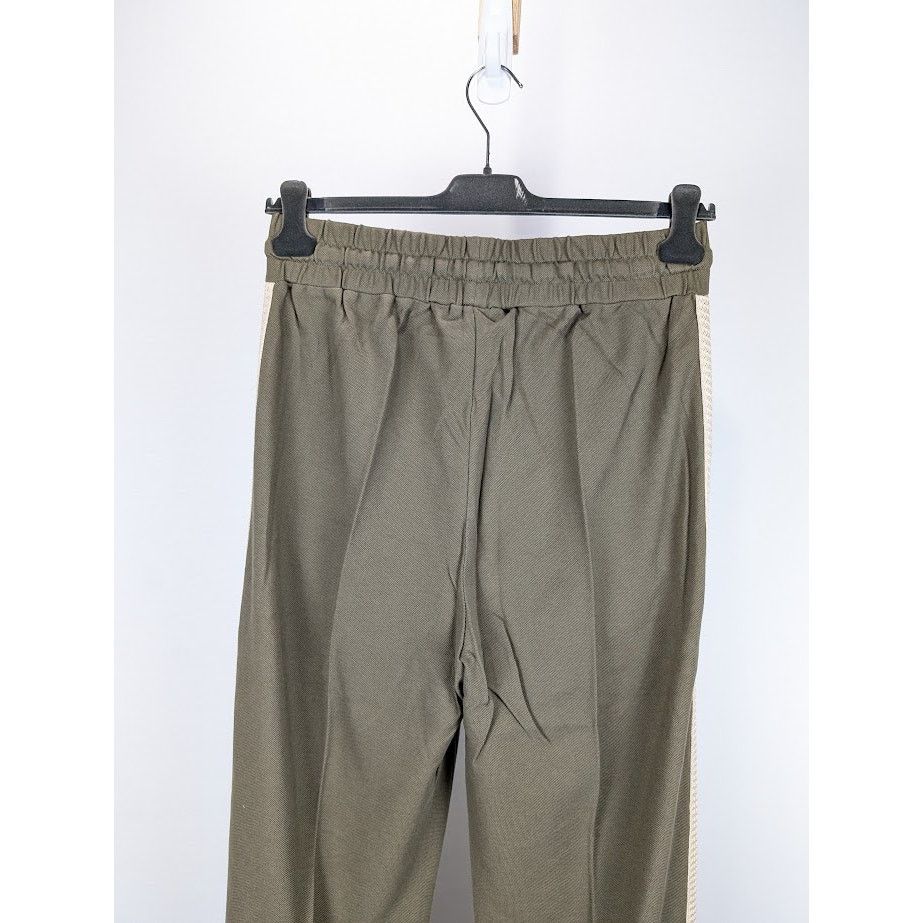 Palm Angels o1rshd1 Monogram Piquet Track Pant in Brown Off White Size US 34 / EU 50 - 14 Thumbnail