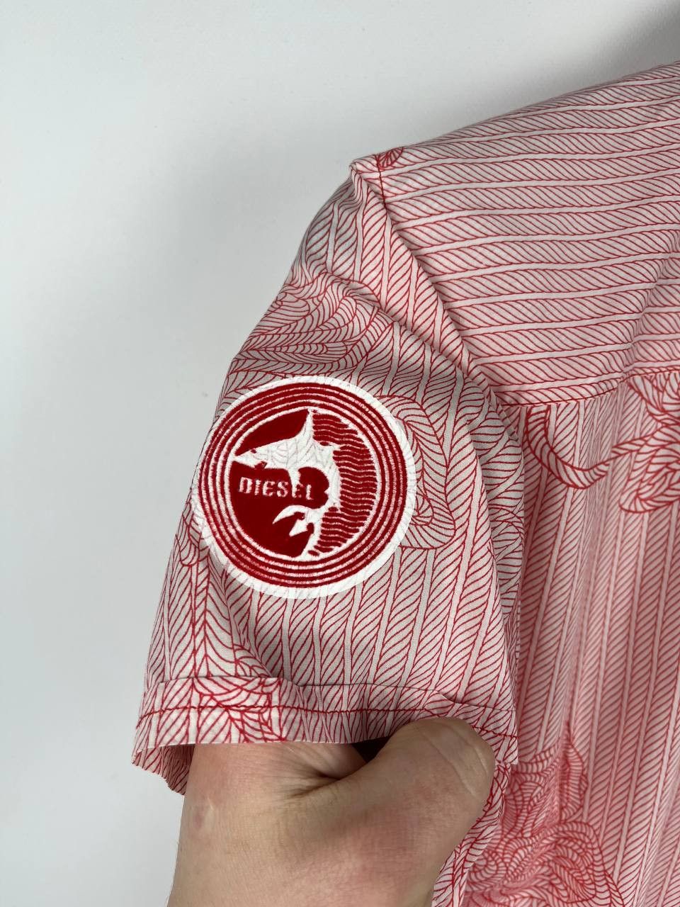 Diesel DIESEL Vertical Migration Collection Shirt Flower Print Size US L / EU 52-54 / 3 - 3 Thumbnail