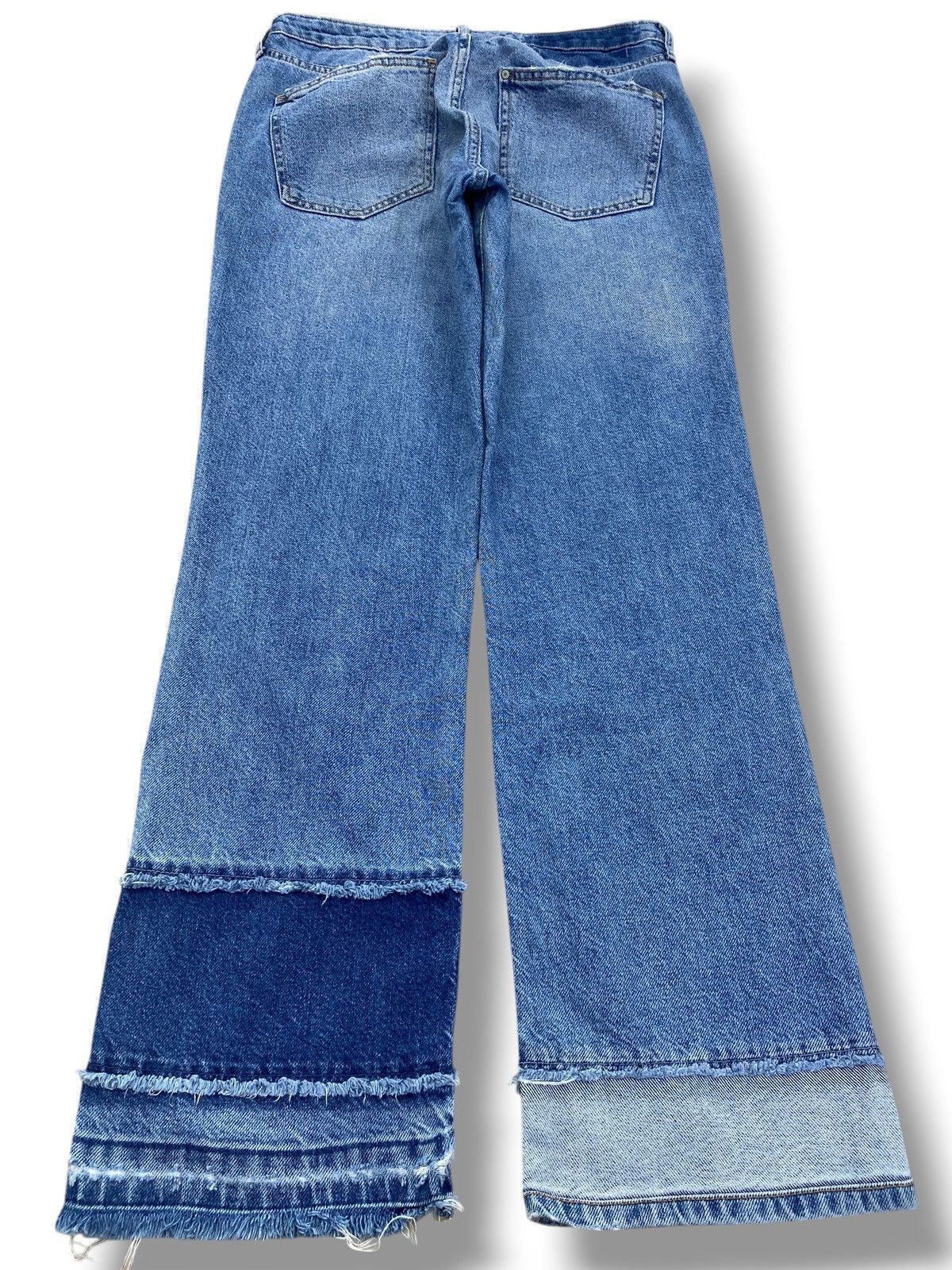 Japanese Brand Japanese Brand High Waist Denim Style Straight Chopped Jeans Size US 30 / EU 46 - 3 Thumbnail