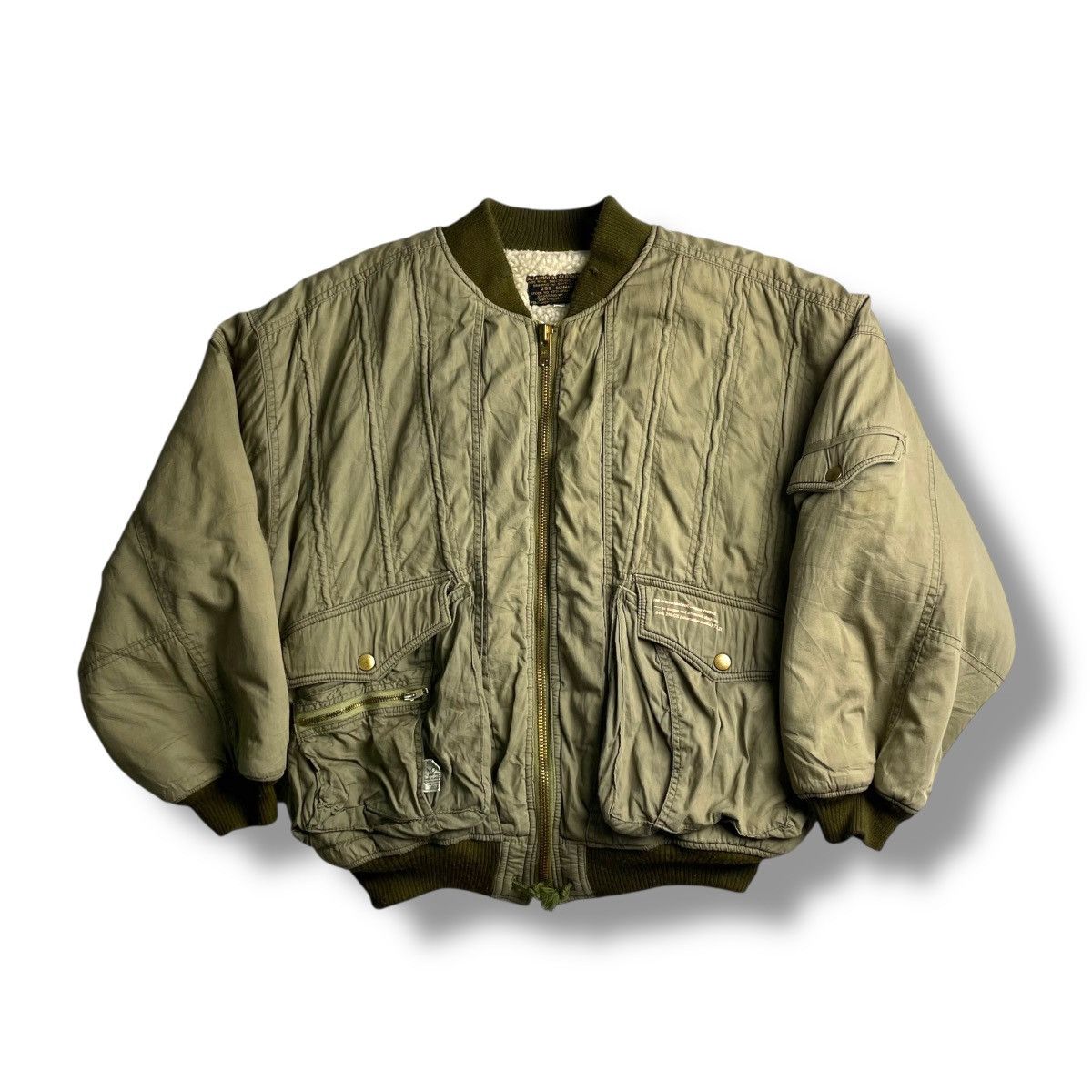 Buzz Rickson's 🇯🇵 VINTAGE 80s ALTERNATIVE MILITARY LINED SHERPA JACKET Size US M / EU 48-50 / 2 - 1 Thumbnail