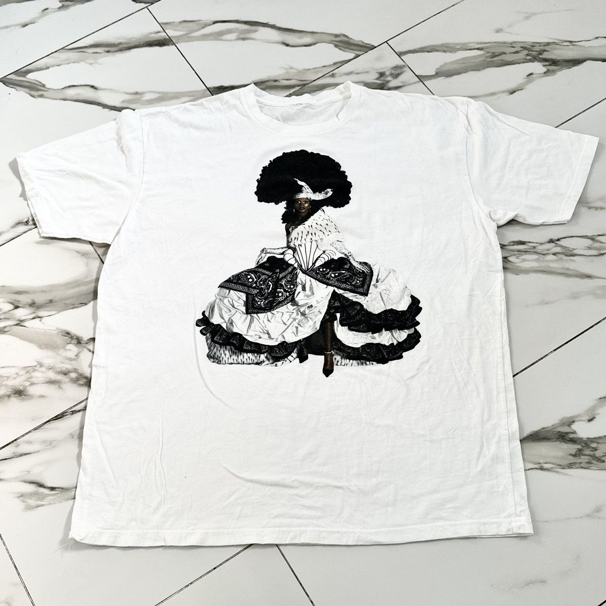 Japanese Brand × Vintage DRAG QUEEN GRAPHIC TEE! Size US XL / EU 56 / 4 - 4 Thumbnail