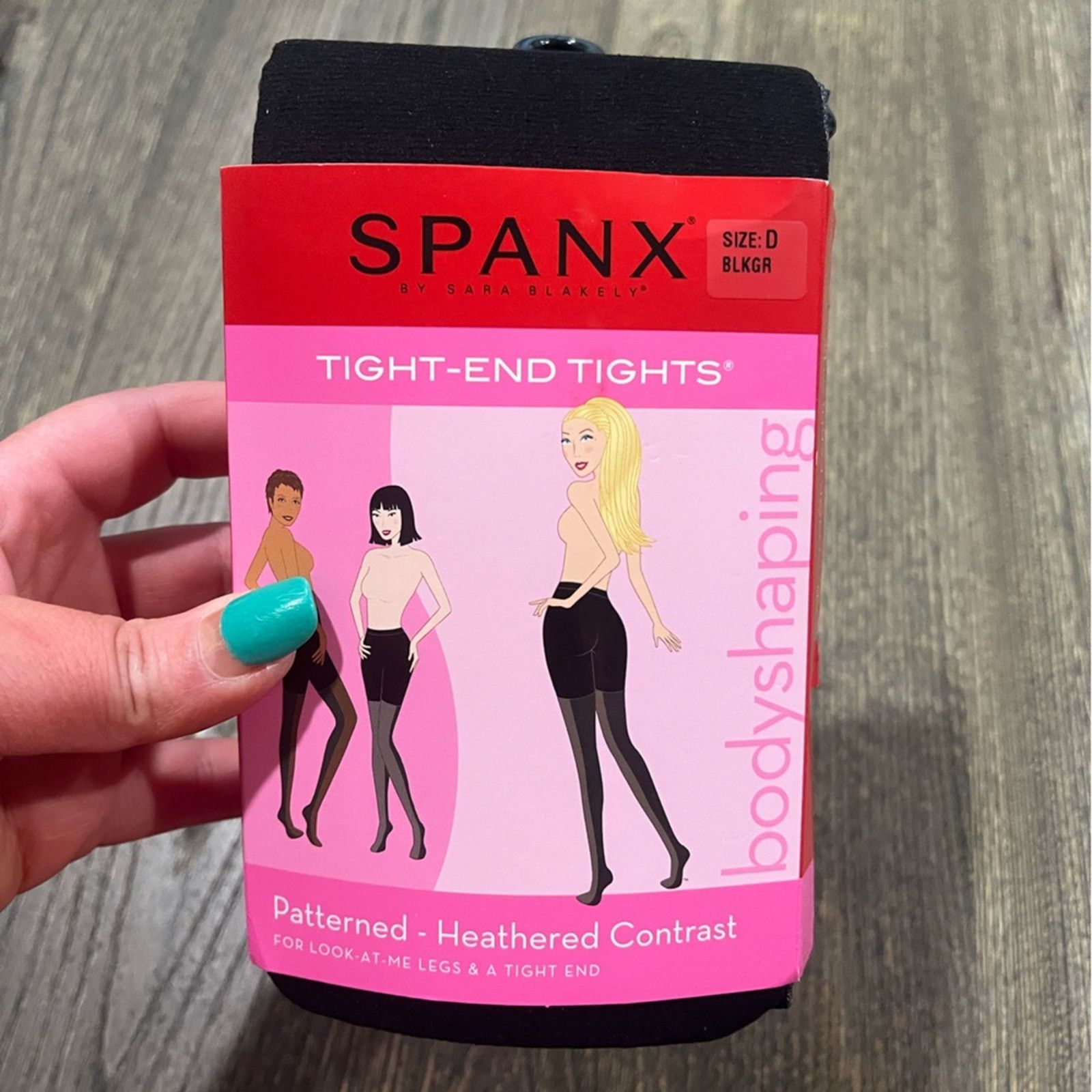 Spanx NWT Spanx Womens Heathered Contrast Tight-End Tights Size D Size ONE SIZE - 1 Thumbnail