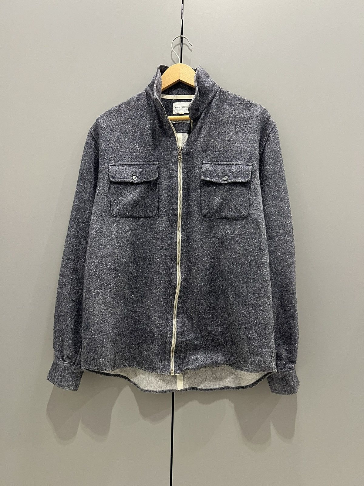 Norse Projects Vintage Overshirt NORSE PROJECTS Kyle Wool Pocket Jacket Size US L / EU 52-54 / 3 - 2 Thumbnail
